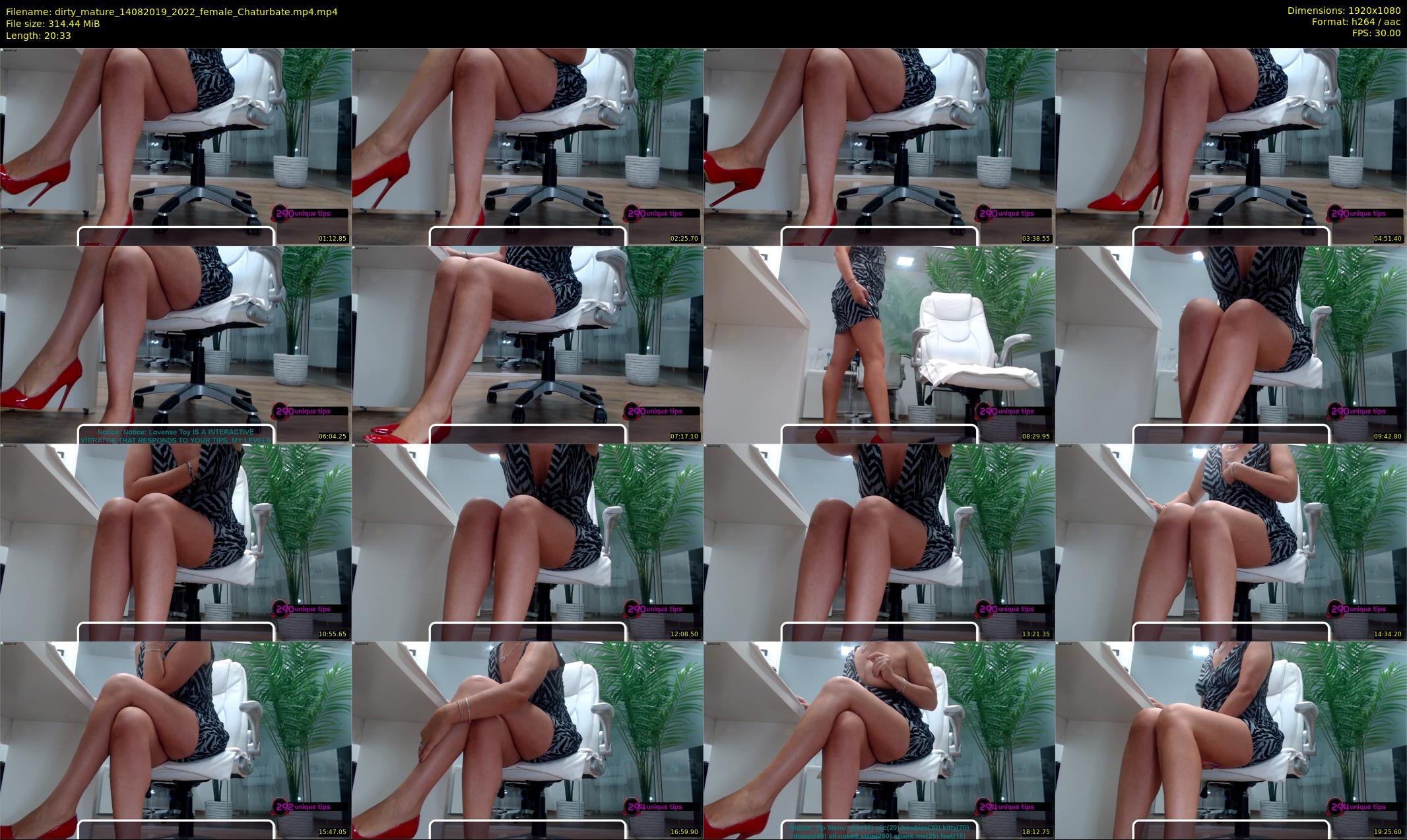 dirty_mature — 21 minute Chaturbate female cam show recording, 1080p, Aug 14, 2019