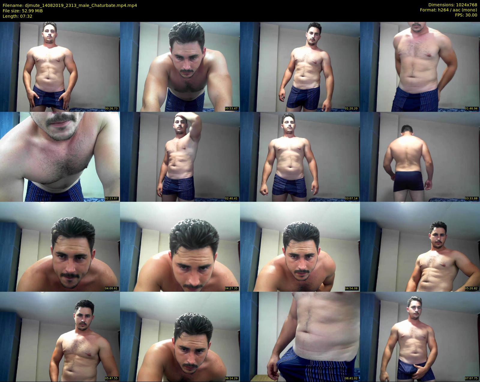 djmute — 8 minute Chaturbate male cam show recording, 720p, Aug 14, 2019