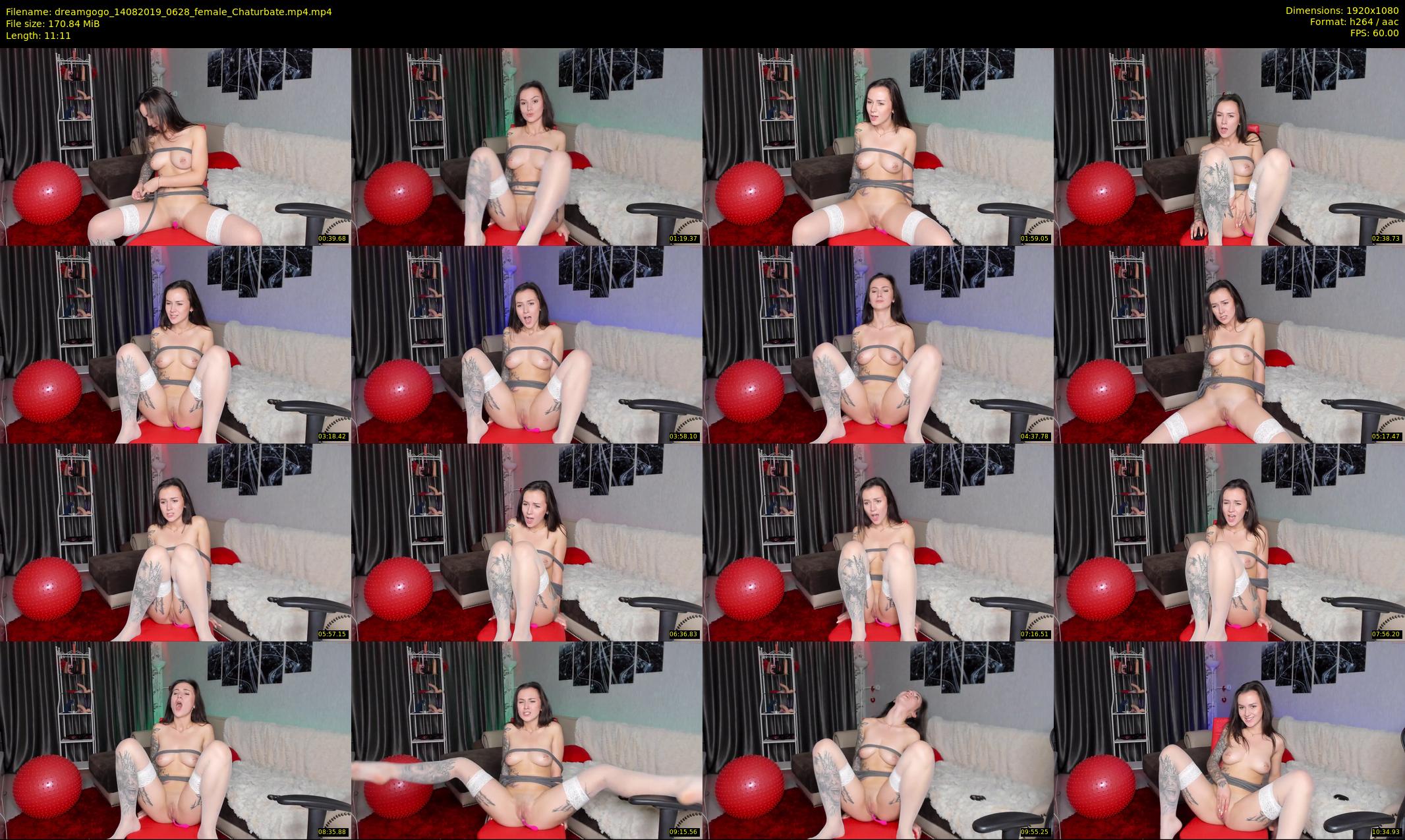 dreamgogo — 12 minute Chaturbate female cam show recording, 1080p, Aug 14, 2019
