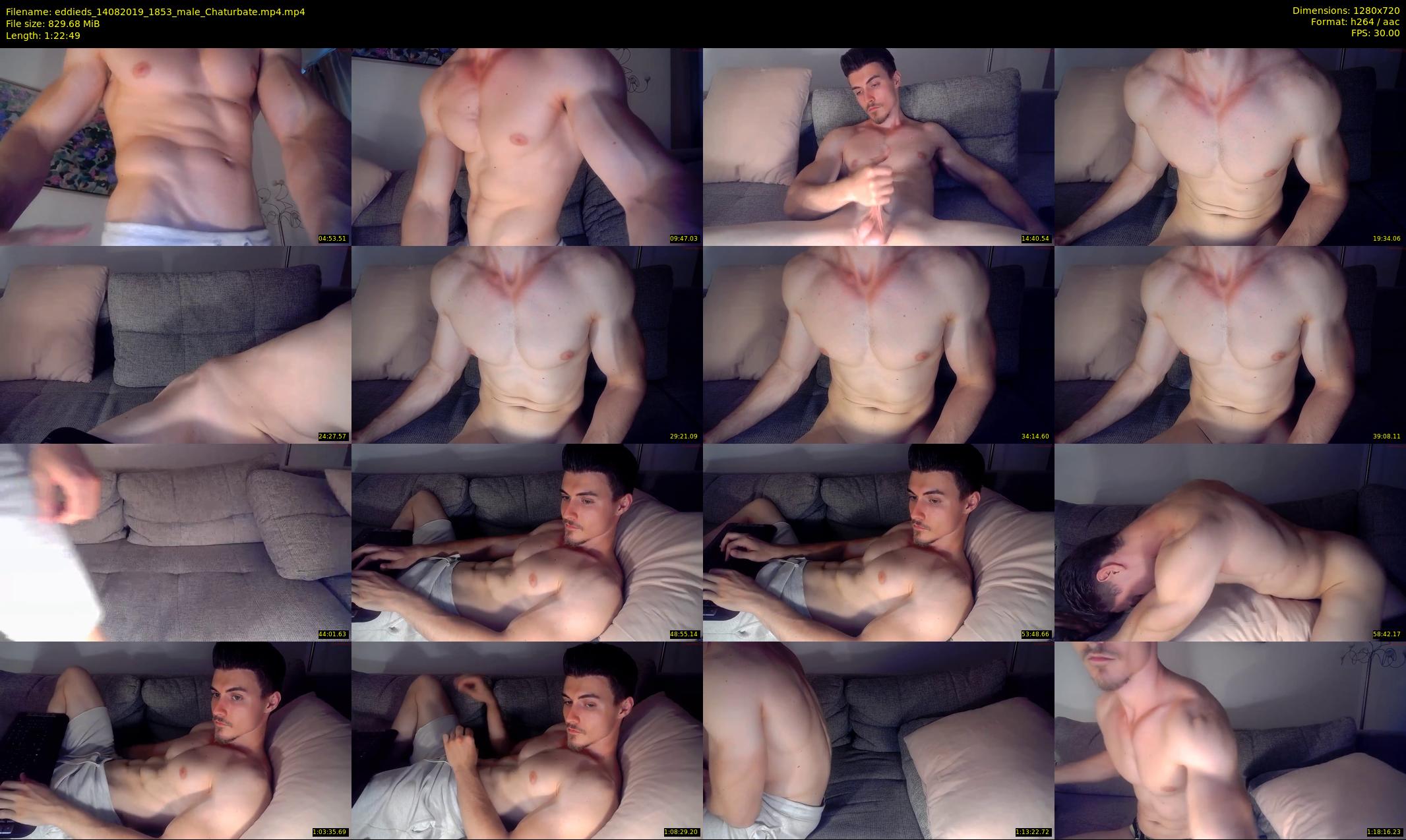 eddieds — 83 minute Chaturbate male cam show recording, 720p, Aug 14, 2019