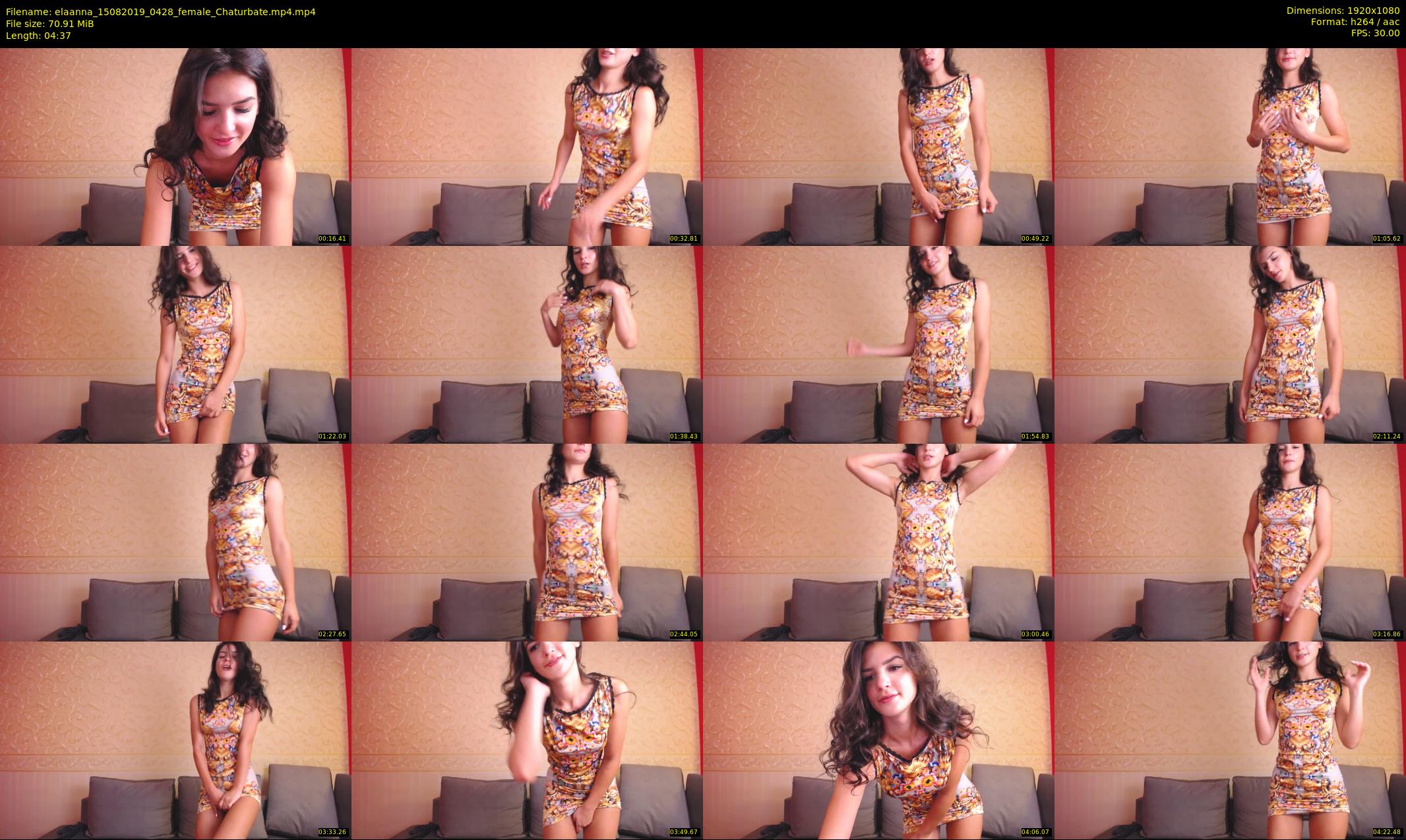elaanna — 5 minute Chaturbate female cam show recording, 1080p, Aug 15, 2019