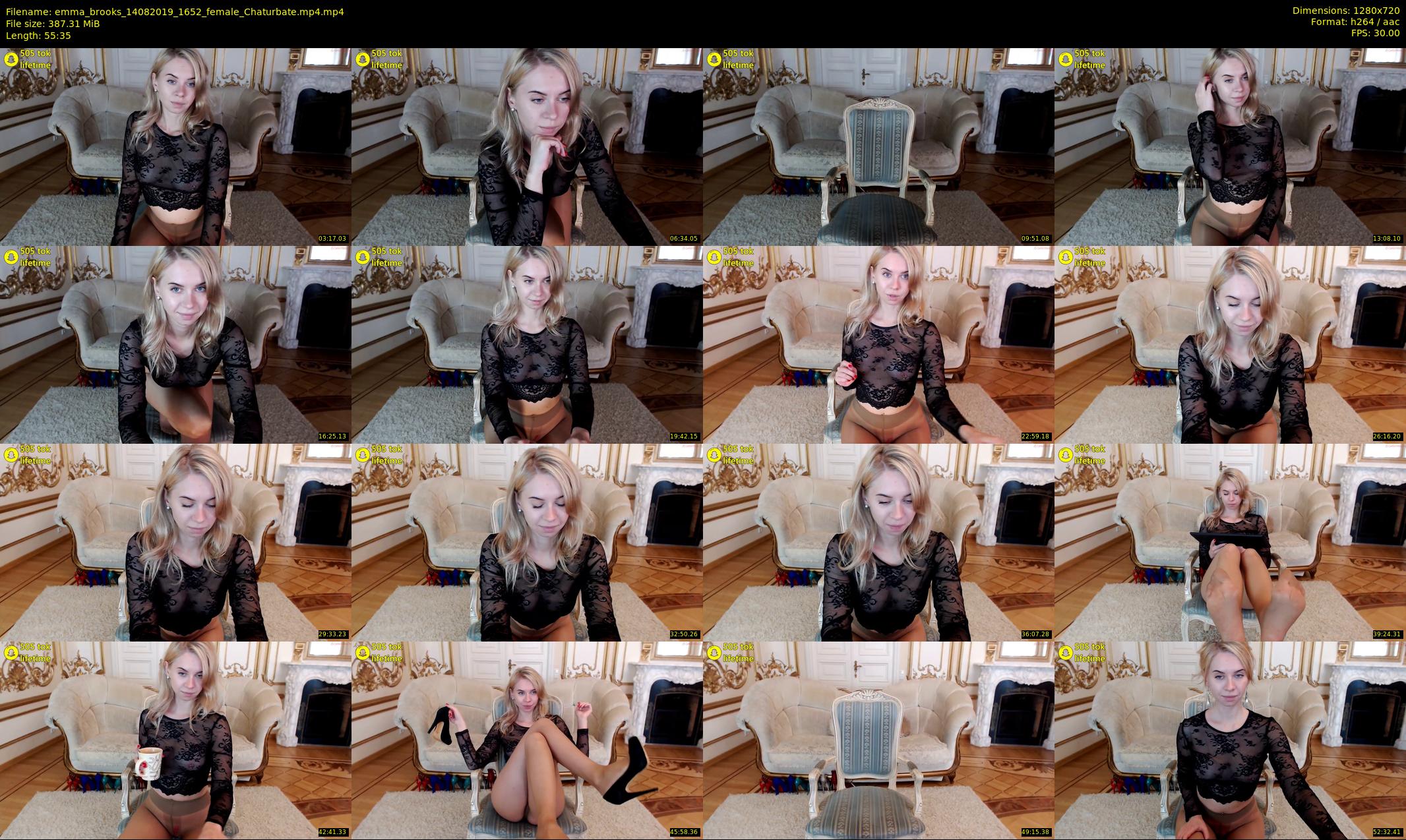 emma_brooks — 56 minute Chaturbate female cam show recording, 720p, Aug 14, 2019