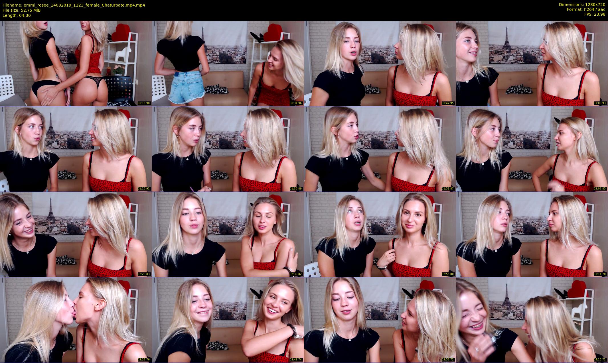 emmi_rosee — 5 minute Chaturbate female cam show recording, 720p, Aug 14, 2019