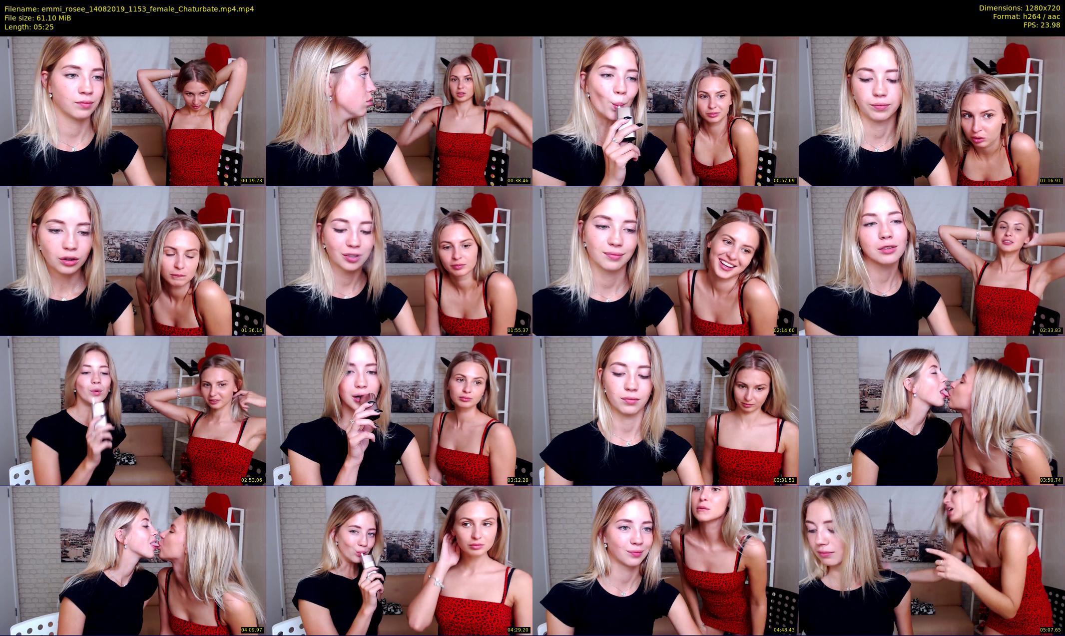 emmi_rosee — 6 minute Chaturbate female cam show recording, 720p, Aug 14, 2019