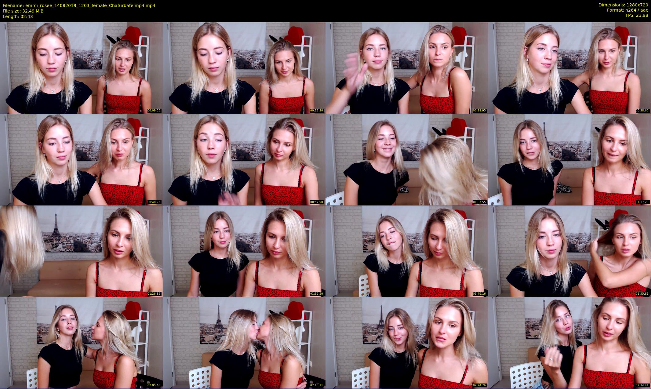 emmi_rosee — 3 minute Chaturbate female cam show recording, 720p, Aug 14, 2019