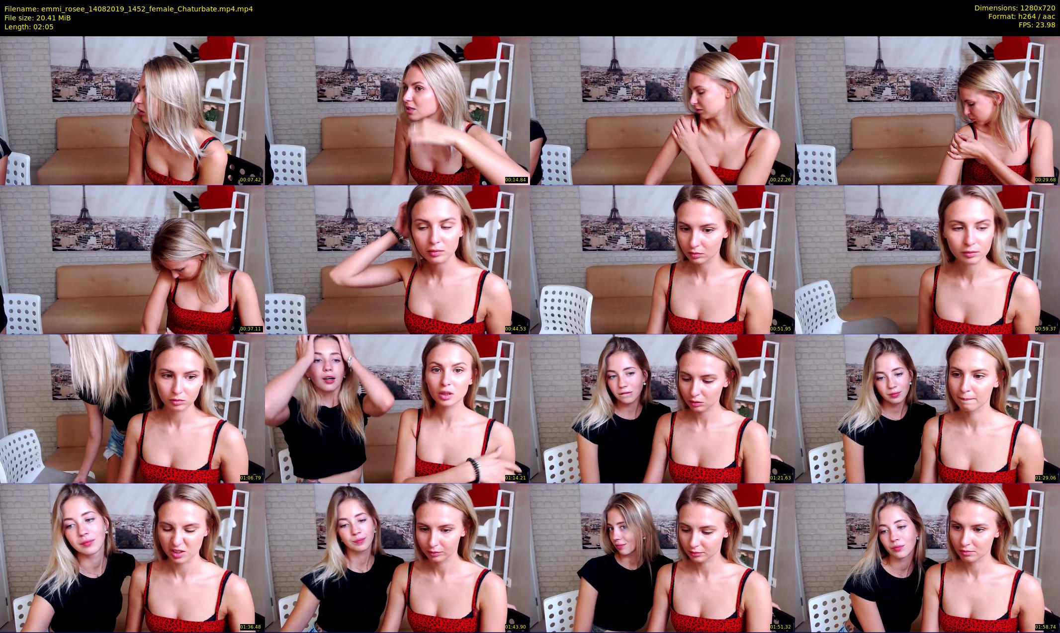 emmi_rosee — 3 minute Chaturbate female cam show recording, 720p, Aug 14, 2019