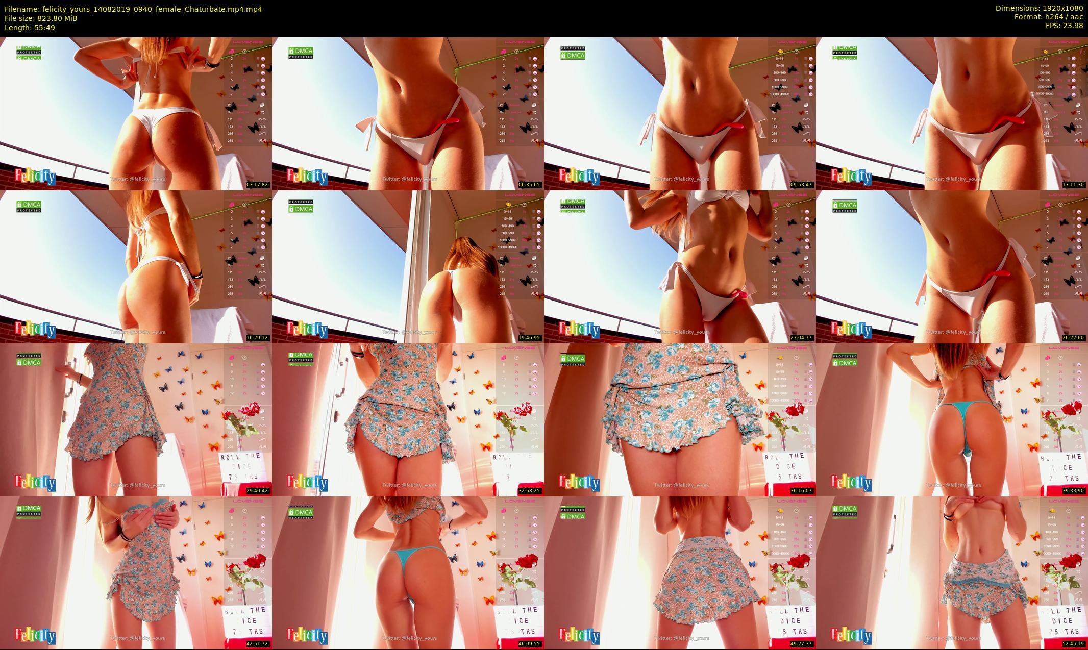 felicity_yours — 56 minute Chaturbate female cam show recording, 1080p, Aug 14, 2019