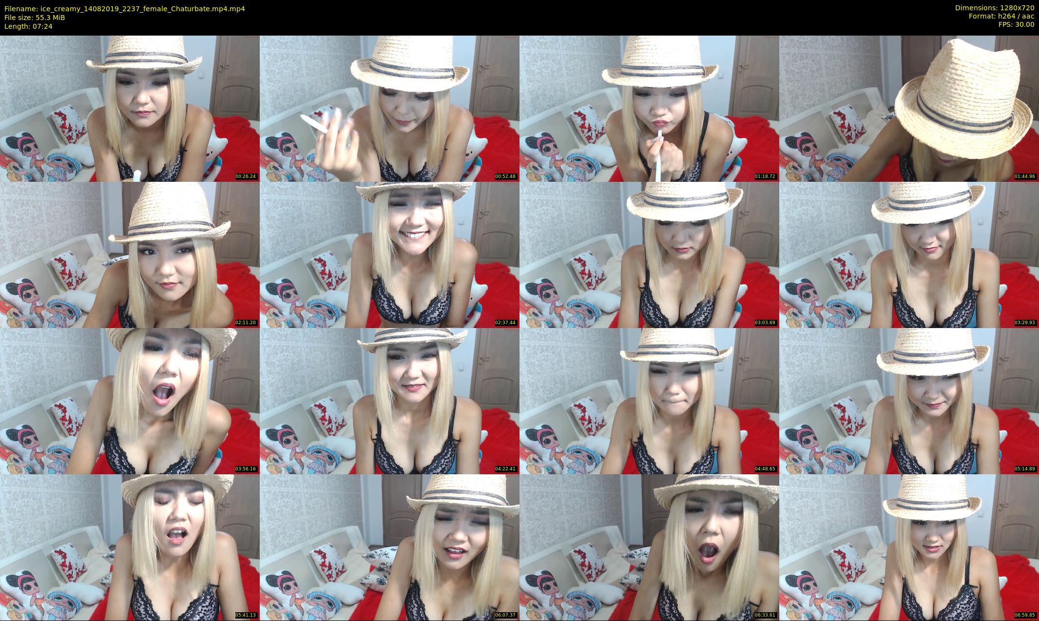 ice_creamy — 8 minute Chaturbate female cam show recording, 720p, Aug 14, 2019