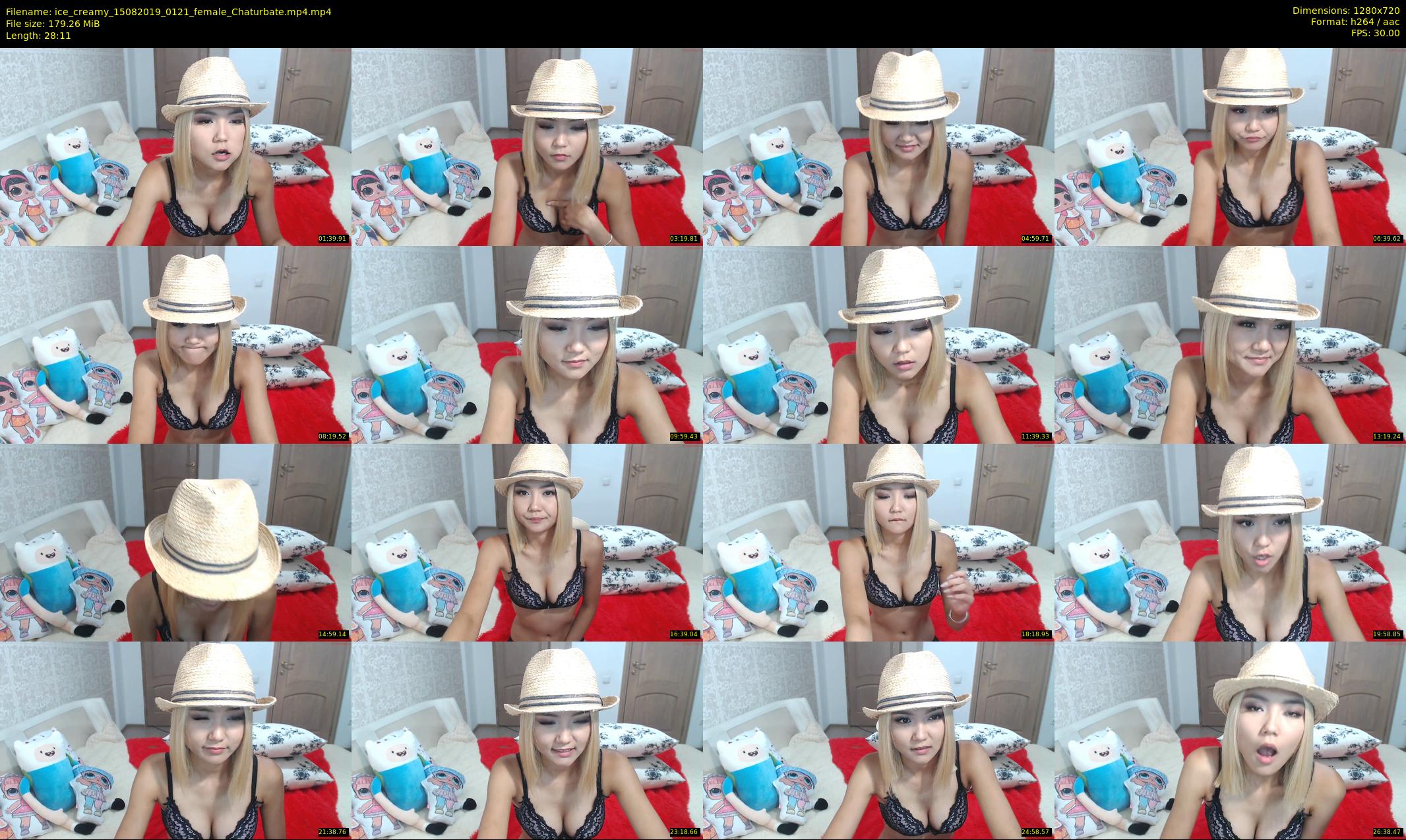 ice_creamy — 29 minute Chaturbate female cam show recording, 720p, Aug 15, 2019