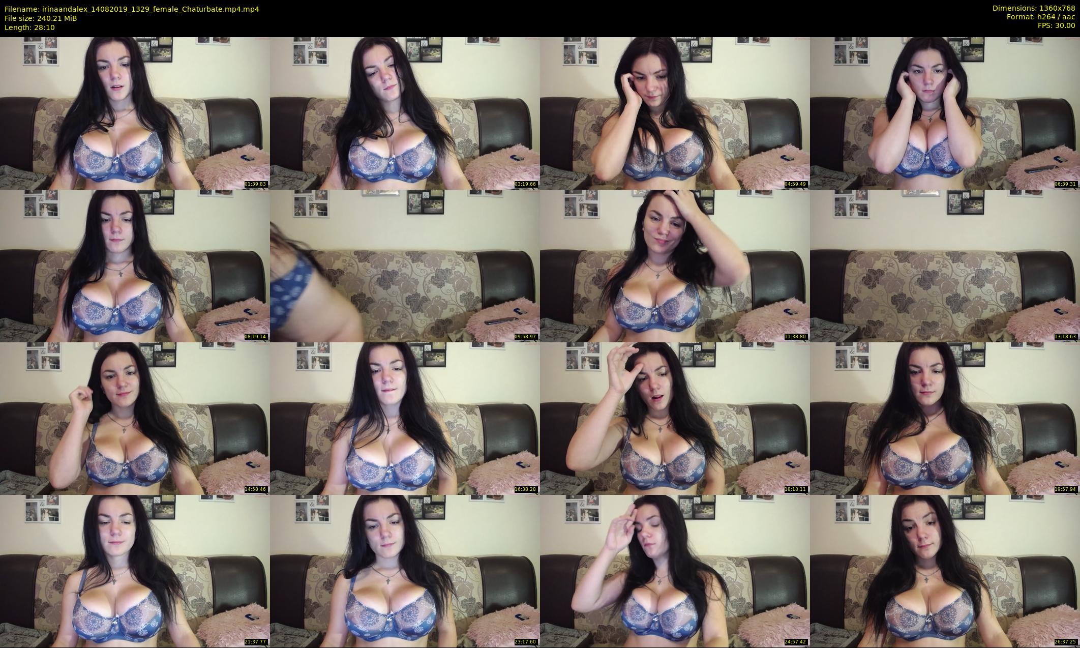 irinaandalex — 29 minute Chaturbate couple cam show recording, 720p, Aug 14, 2019