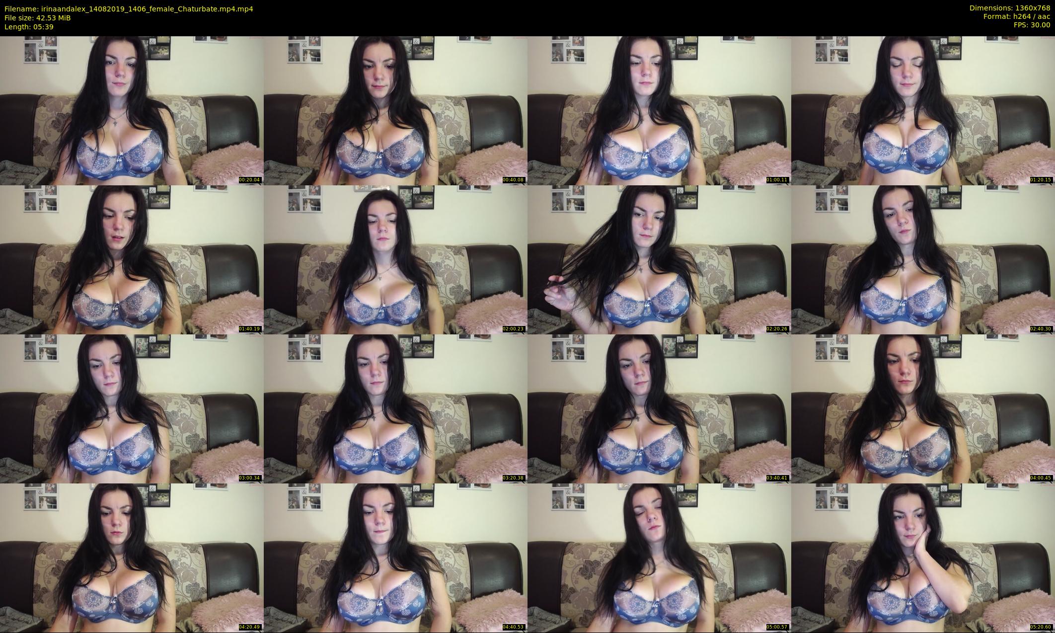 irinaandalex — 6 minute Chaturbate couple cam show recording, 720p, Aug 14, 2019
