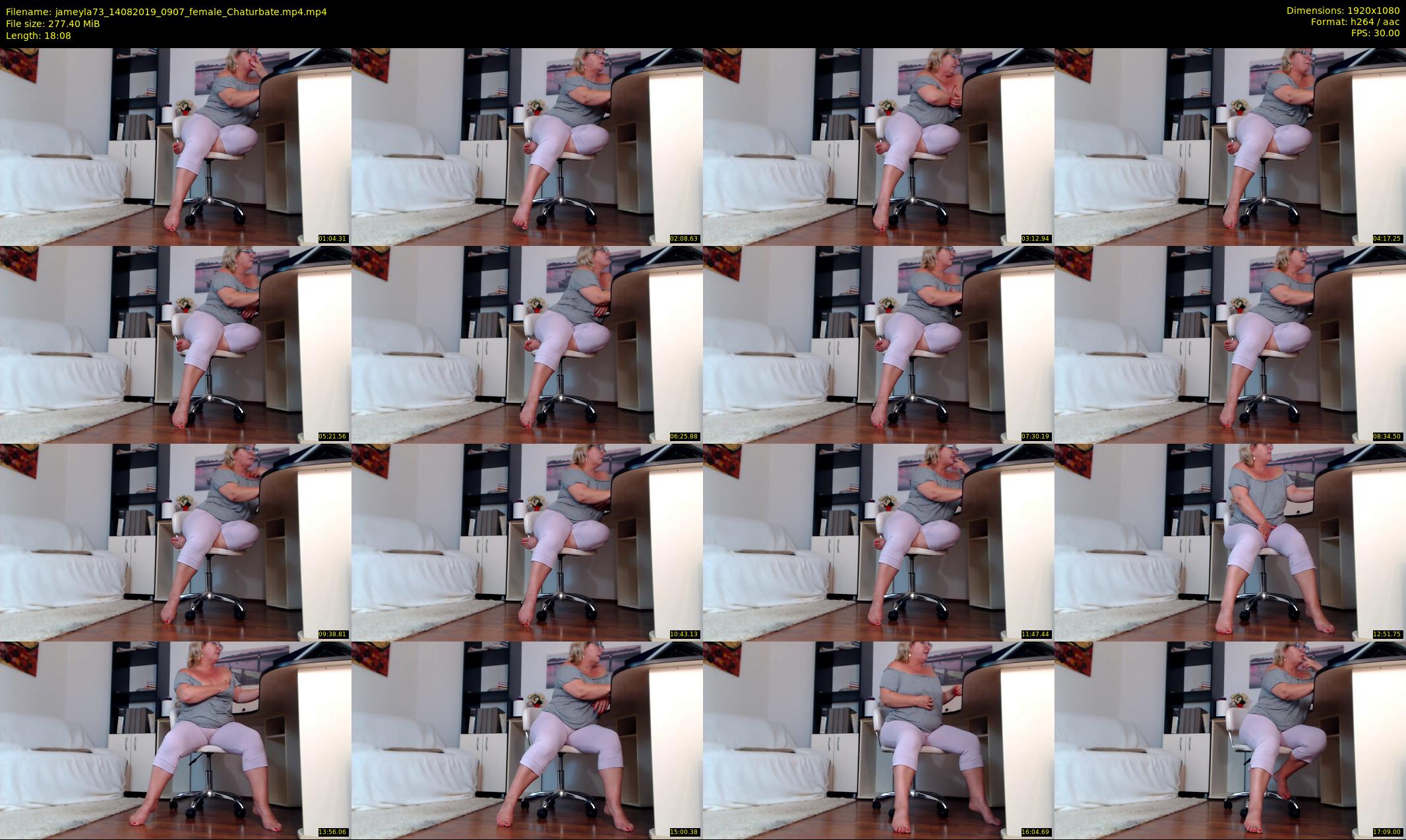 jameyla73 — 19 minute Chaturbate female cam show recording, 1080p, Aug 14, 2019