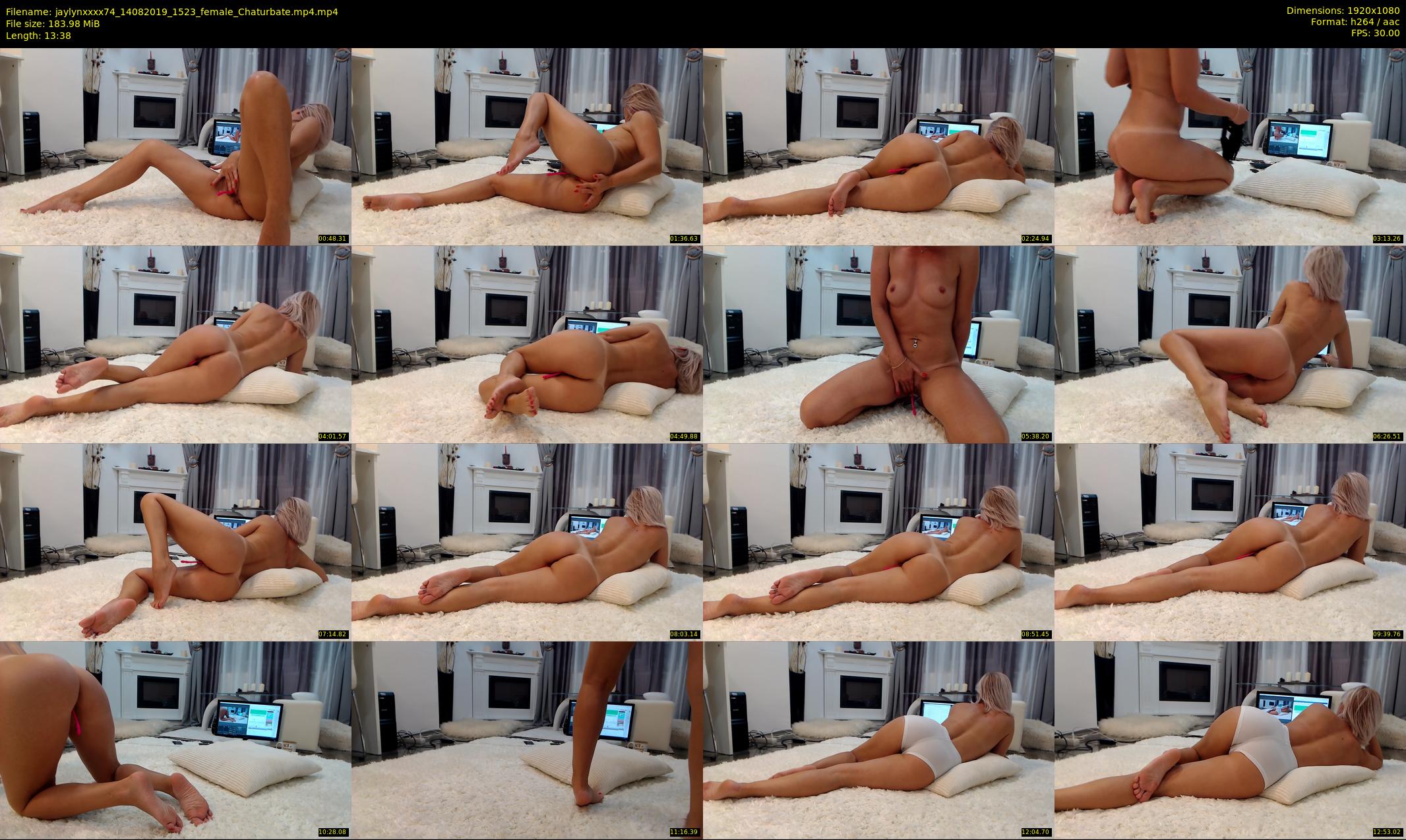 jaylynxxxx74 — 14 minute Chaturbate female cam show recording, 1080p, Aug 14, 2019