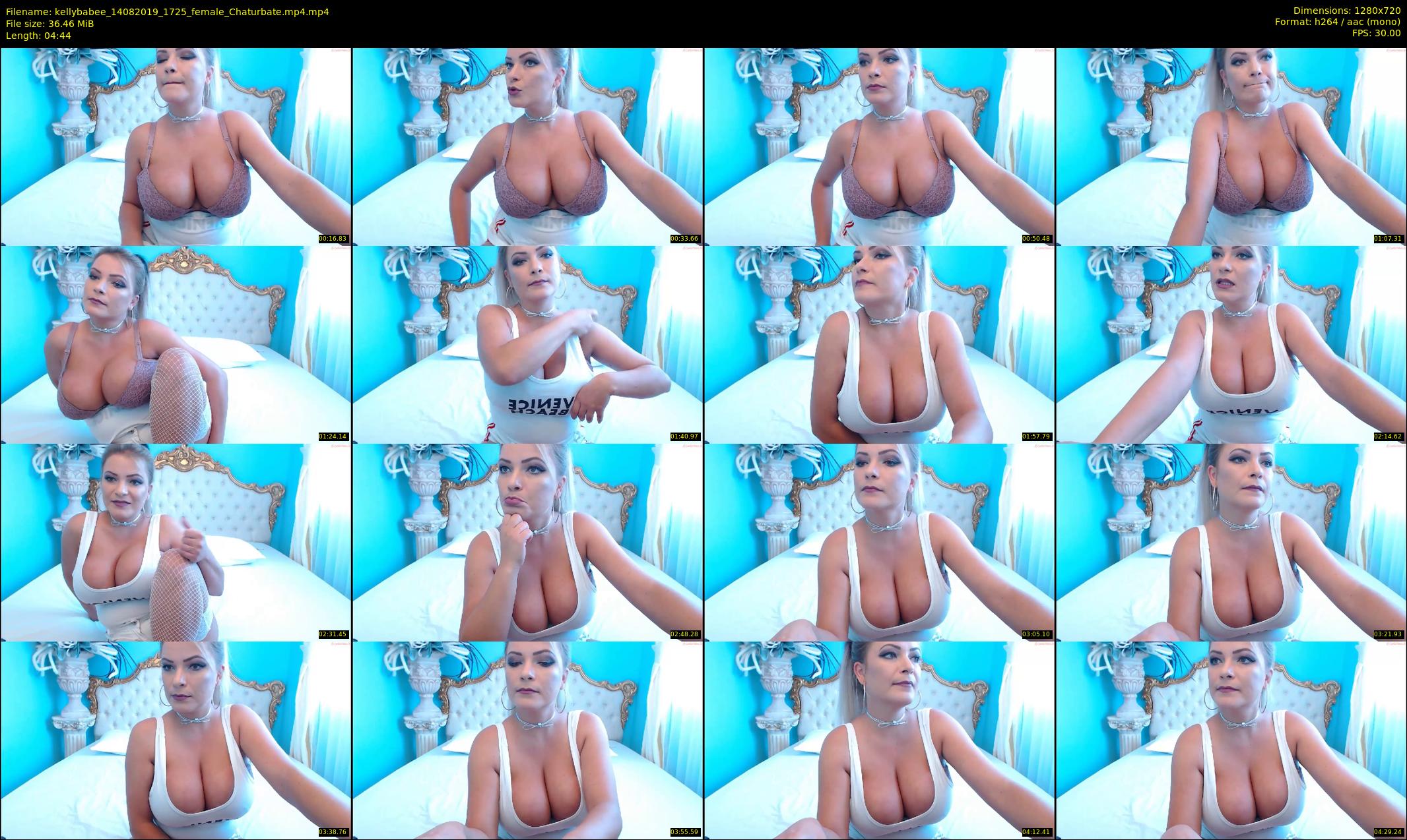 kellybabee — 5 minute Chaturbate female cam show recording, 720p, Aug 14, 2019
