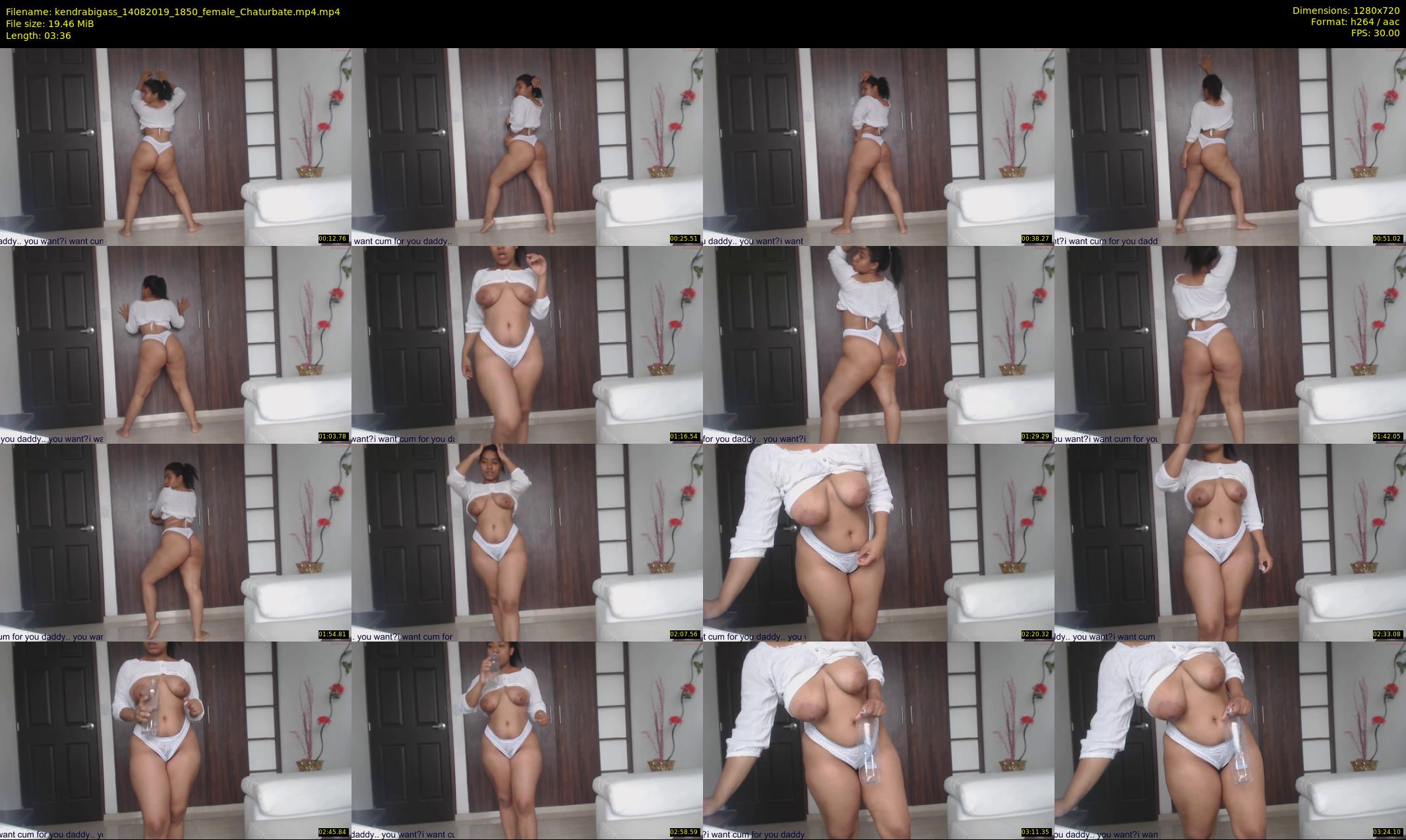 kendrabigass — 4 minute Chaturbate female cam show recording, 720p, Aug 14, 2019