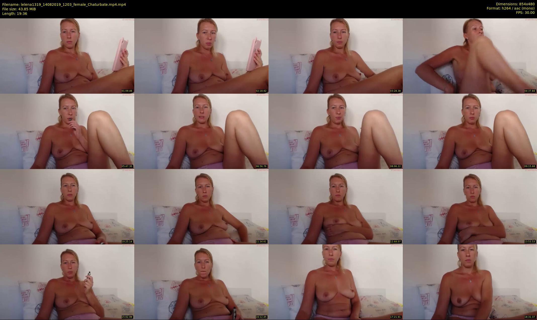 lelena1319 — 20 minute Chaturbate female cam show recording, 480p, Aug 14, 2019