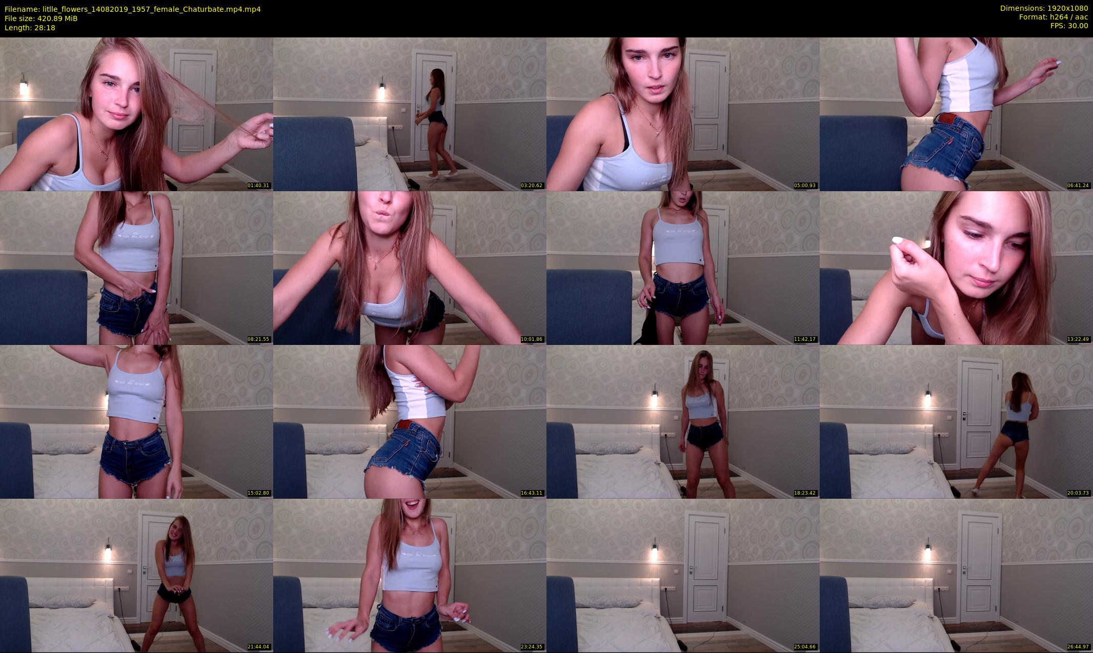 litlle_flowers — 29 minute Chaturbate female cam show recording, 1080p, Aug 14, 2019