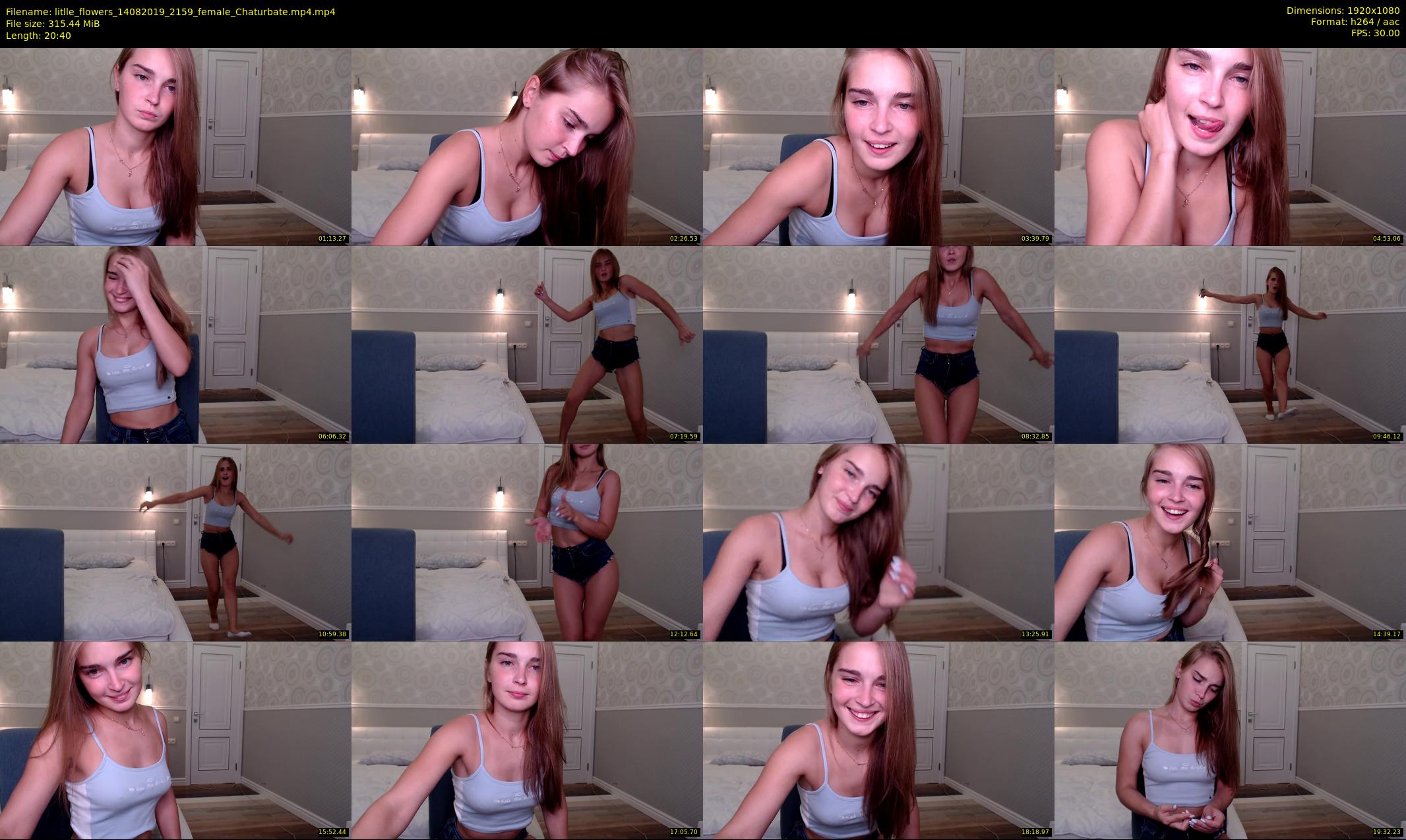 litlle_flowers — 21 minute Chaturbate female cam show recording, 1080p, Aug 14, 2019