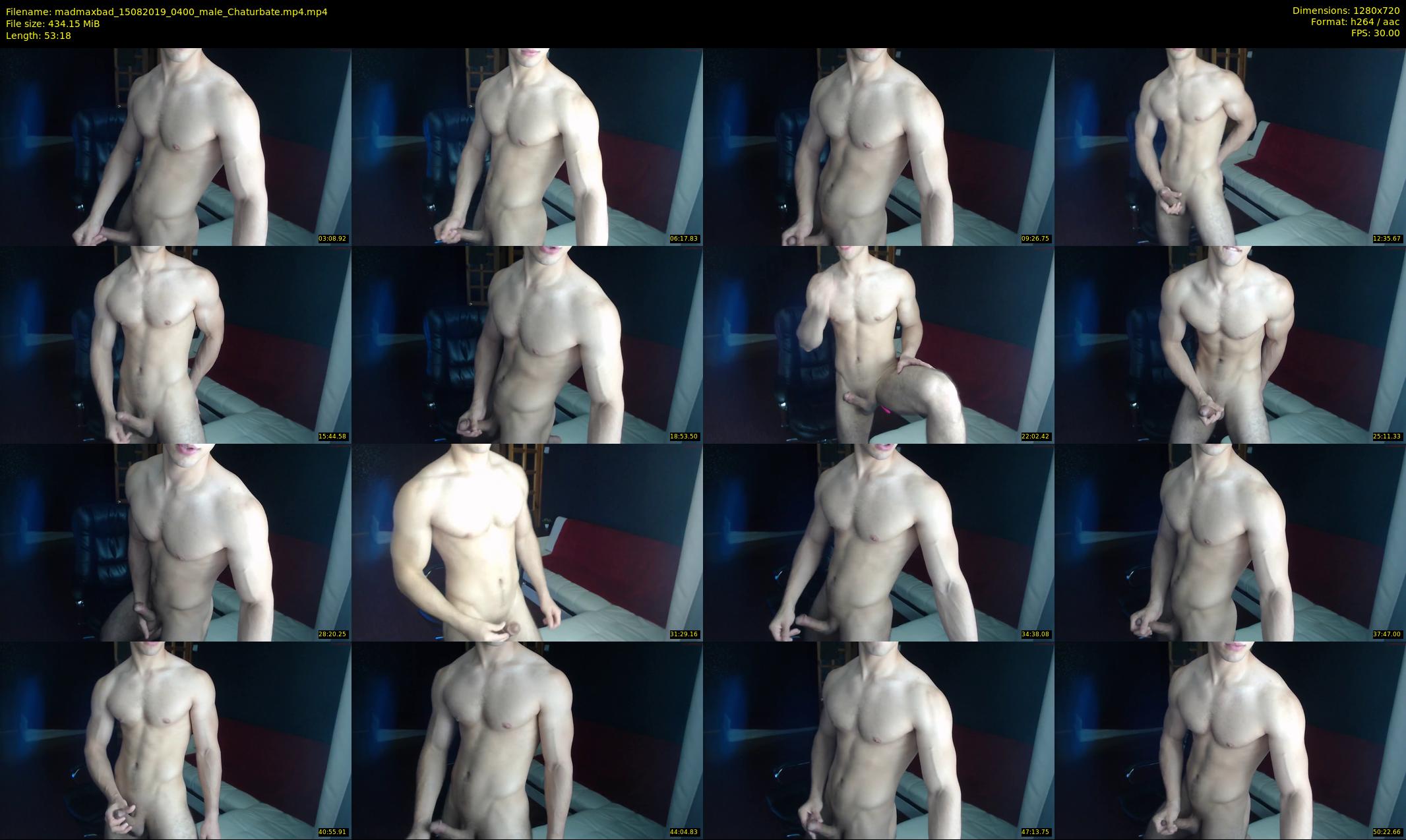 madmaxbad — 54 minute Chaturbate male cam show recording, 720p, Aug 15, 2019