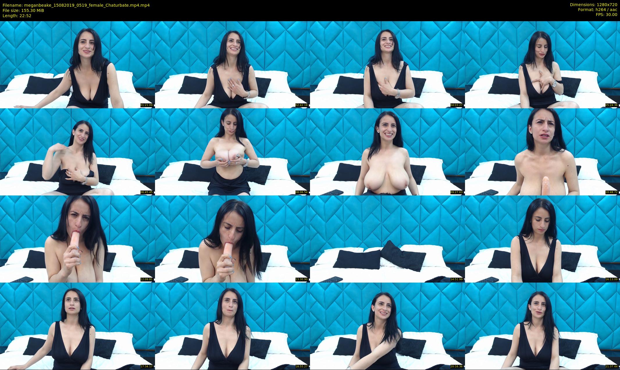meganbeake — 23 minute Chaturbate female cam show recording, 720p, Aug 15, 2019