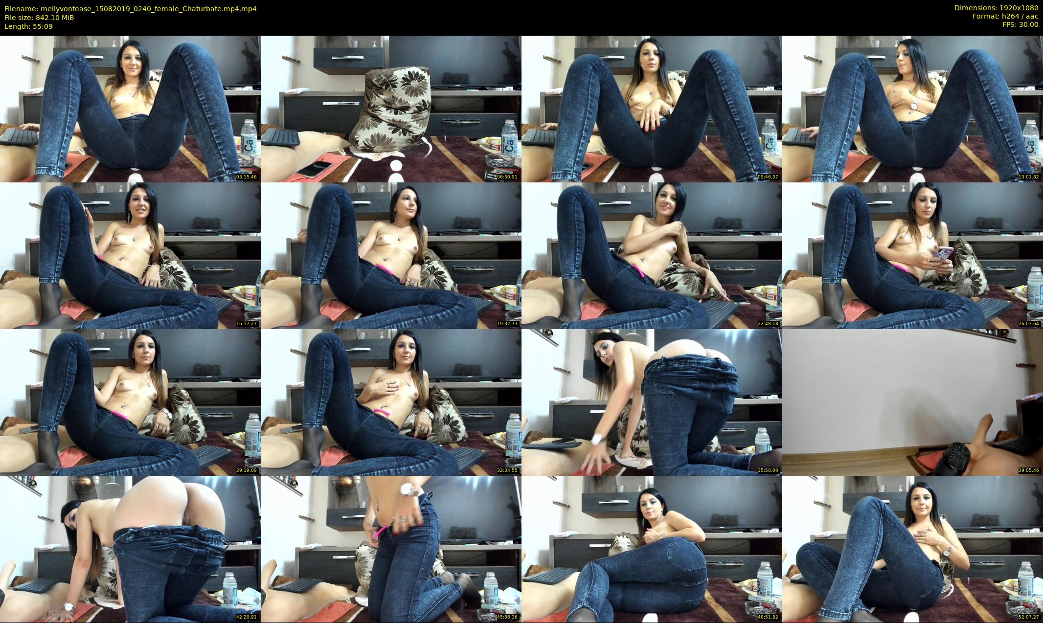 mellyvontease — 56 minute Chaturbate female cam show recording, 1080p, Aug 15, 2019
