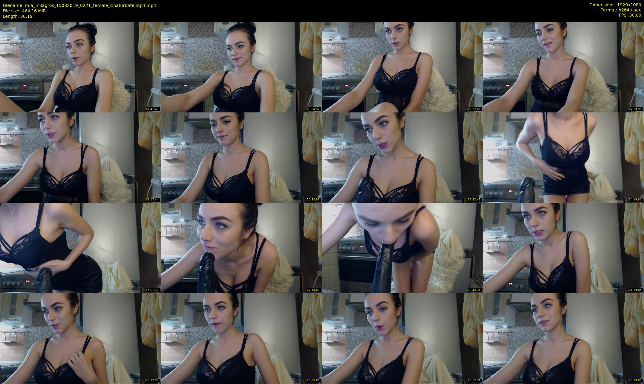 mia_milagros — 31 minute Chaturbate female cam show recording, 1080p, Aug 15, 2019