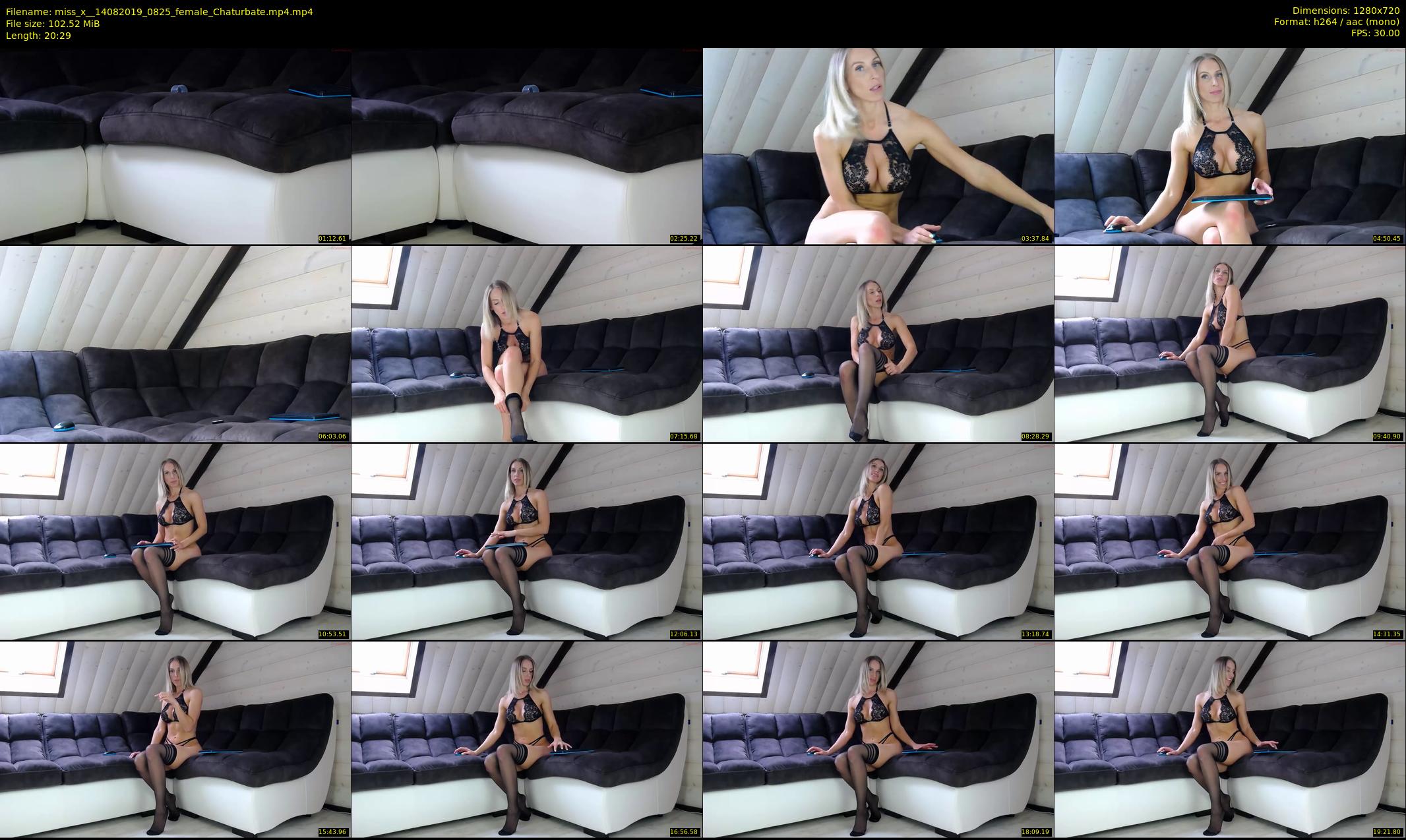 miss_x_ — 21 minute Chaturbate female cam show recording, 720p, Aug 14, 2019