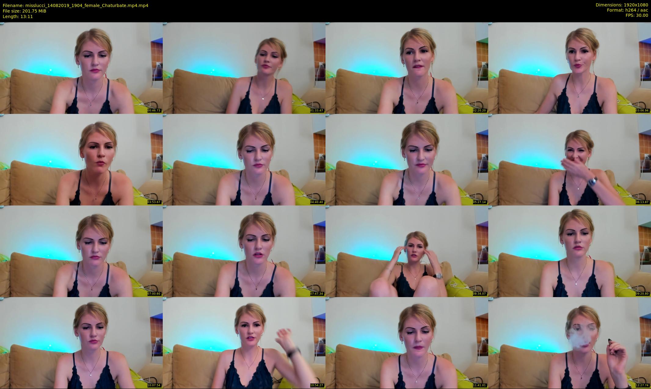 misslucci — 14 minute Chaturbate female cam show recording, 1080p, Aug 14, 2019