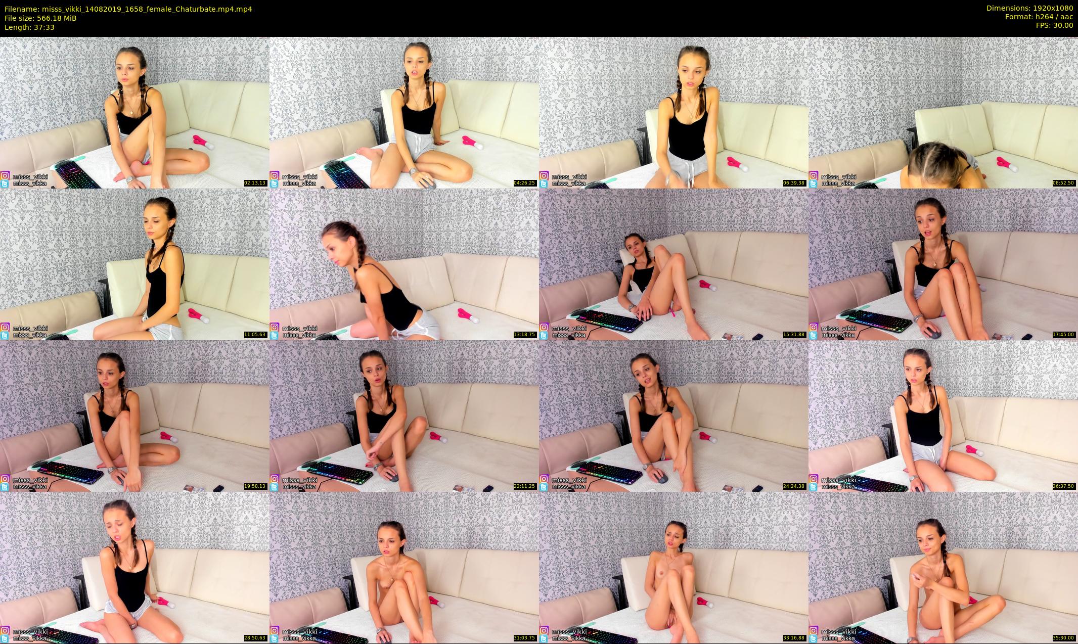 misss_vikki — 38 minute Chaturbate female cam show recording, 1080p, Aug 14, 2019
