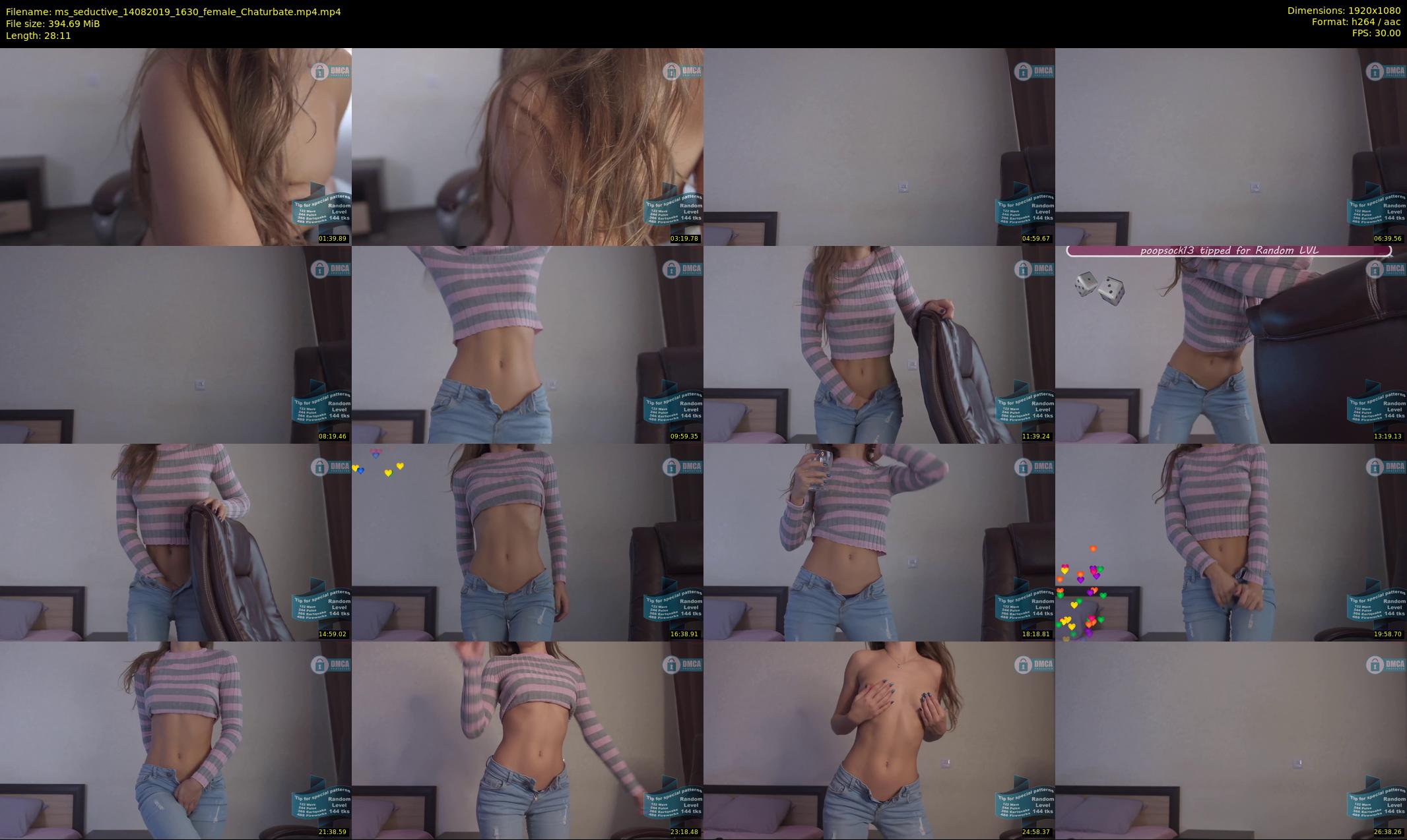 ms_seductive — 29 minute Chaturbate female cam show recording, 1080p, Aug 14, 2019