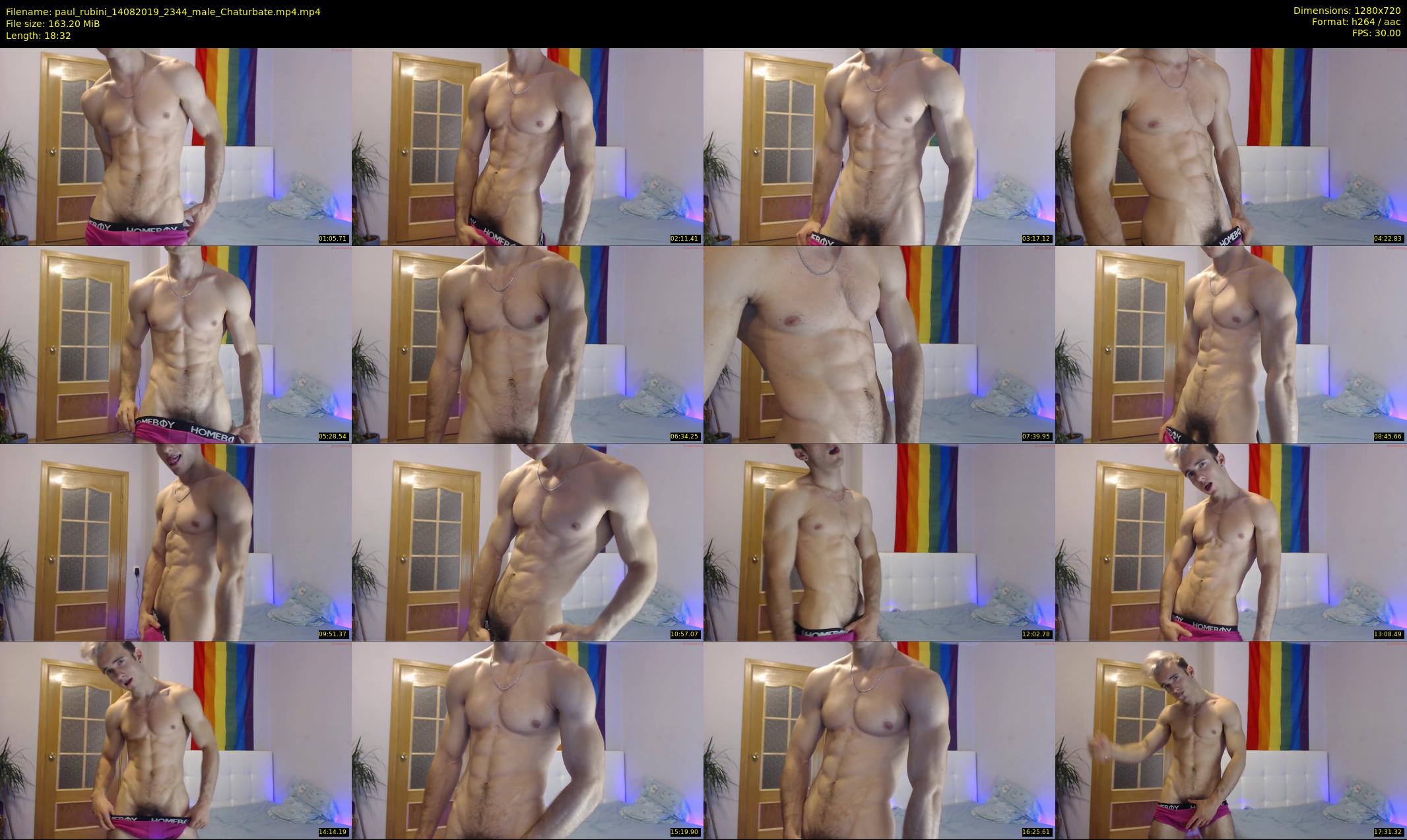 paul_rubini — 19 minute Chaturbate male cam show recording, 720p, Aug 14, 2019