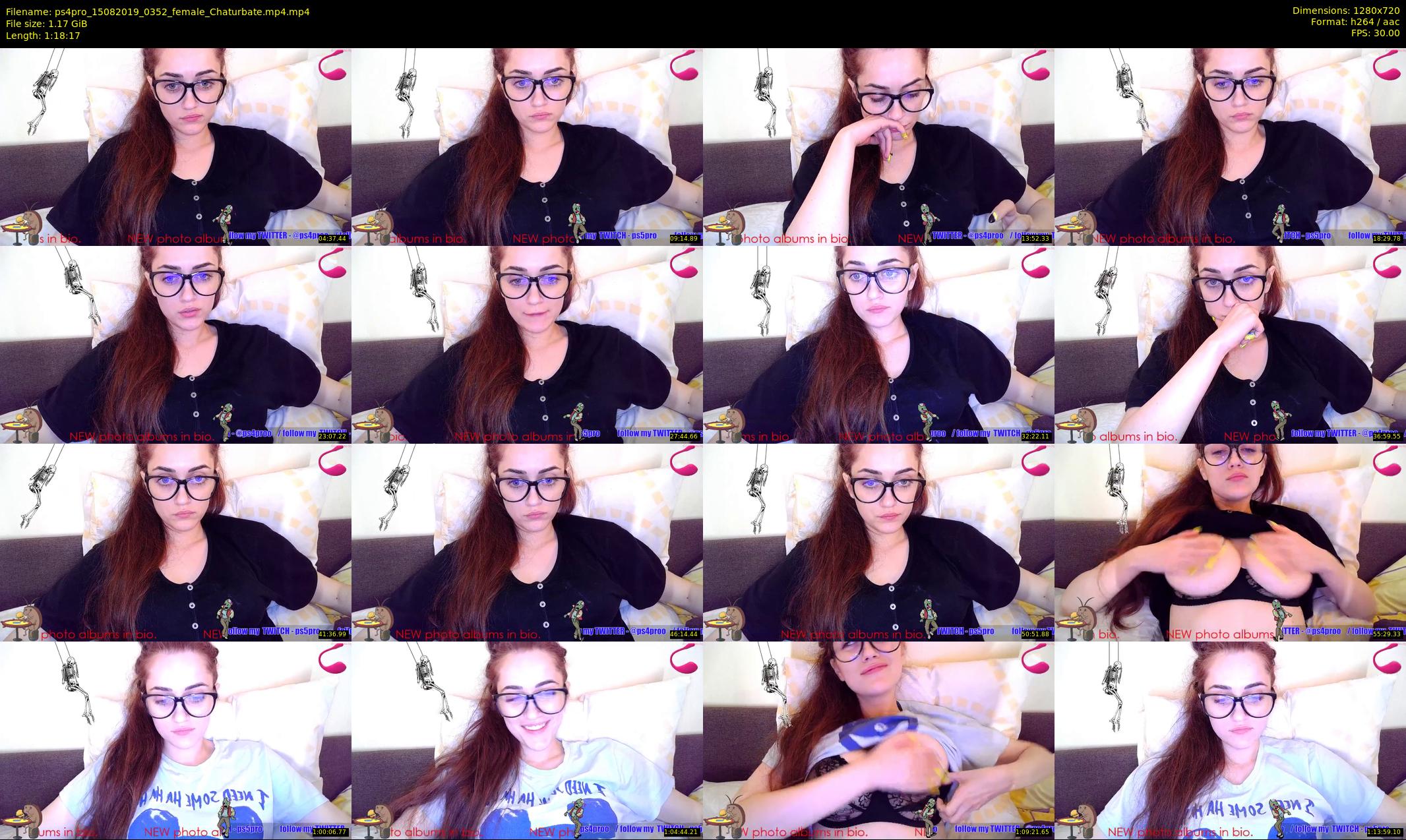 ps4pro — 79 minute Chaturbate female cam show recording, 720p, Aug 15, 2019