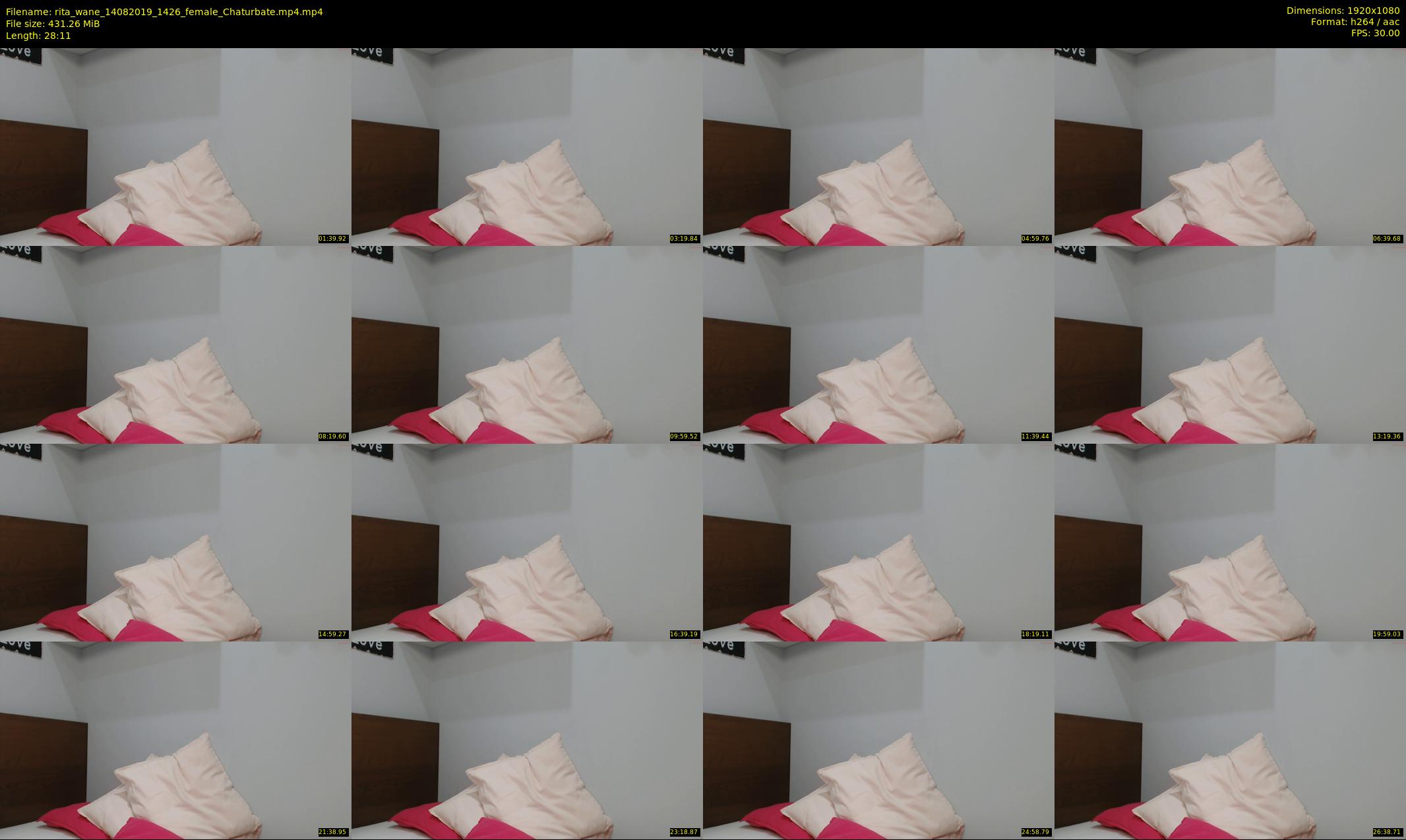 rita_wane — 29 minute Chaturbate female cam show recording, 1080p, Aug 14, 2019