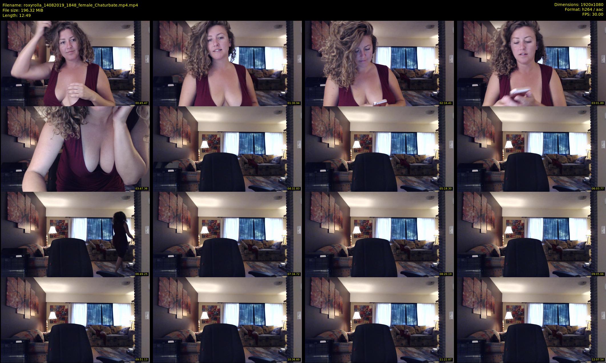 roxyrolla — 13 minute Chaturbate female cam show recording, 1080p, Aug 14, 2019