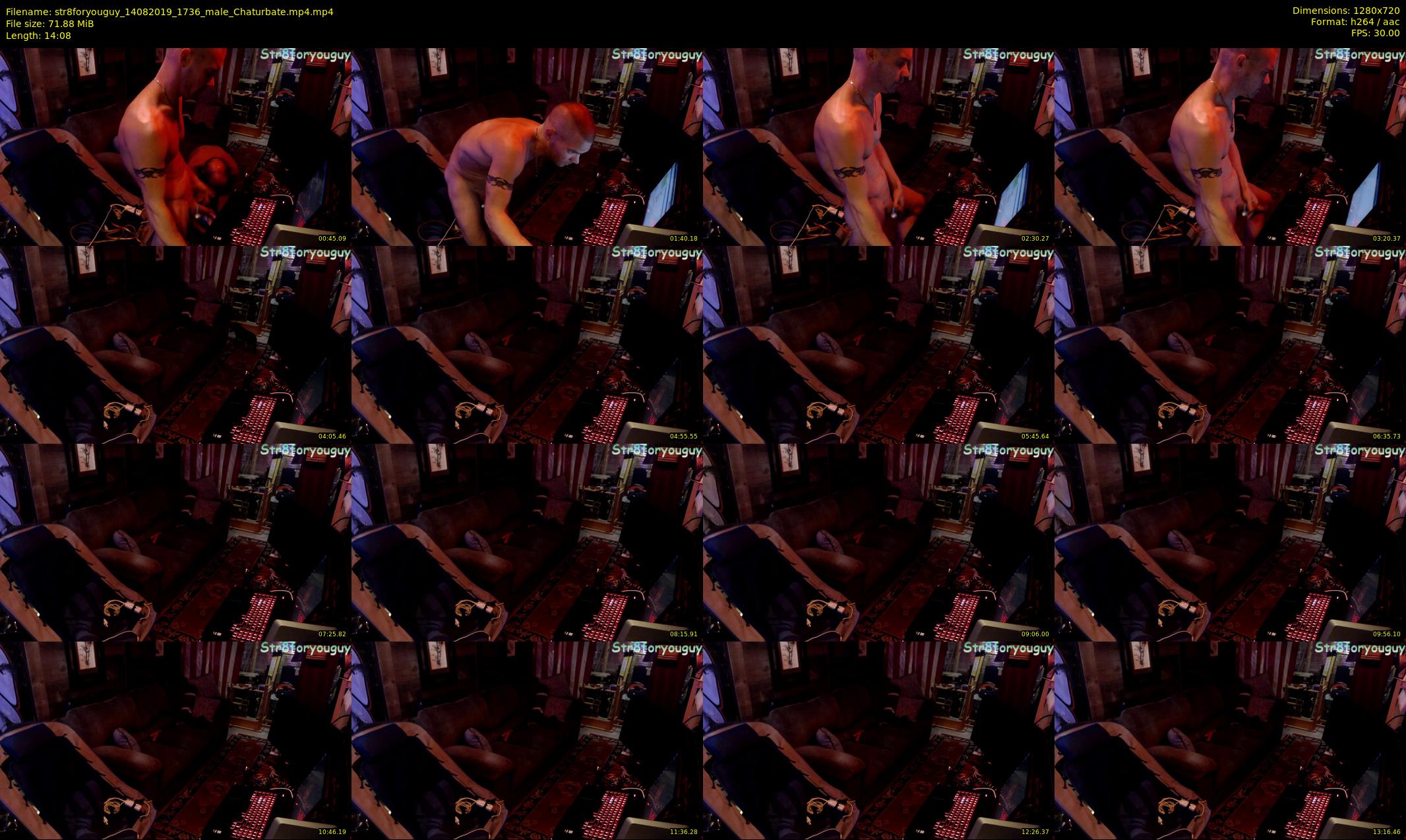 str8foryouguy — 15 minute Chaturbate male cam show recording, 720p, Aug 14, 2019