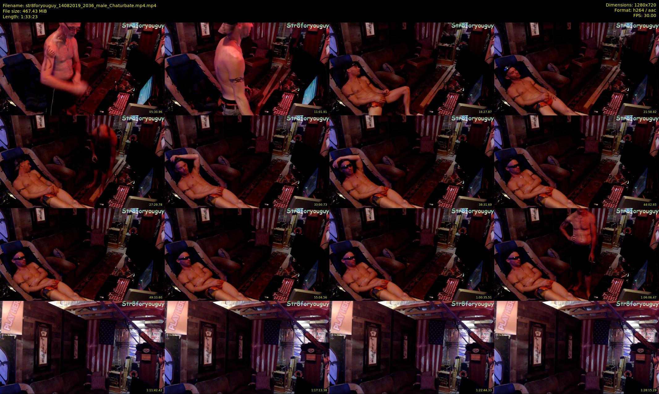 str8foryouguy — 94 minute Chaturbate male cam show recording, 720p, Aug 14, 2019
