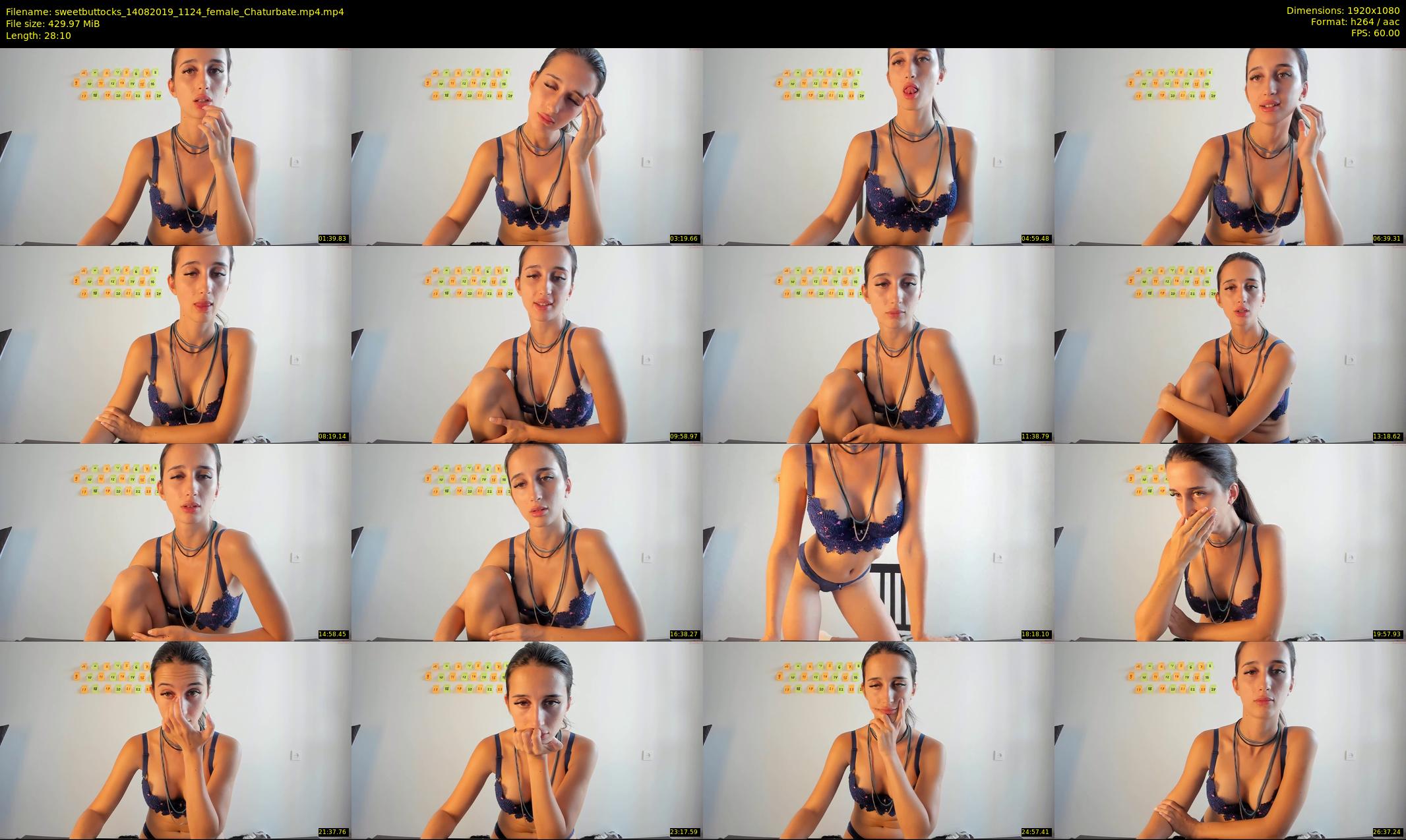 sweetbuttocks — 29 minute Chaturbate female cam show recording, 1080p, Aug 14, 2019