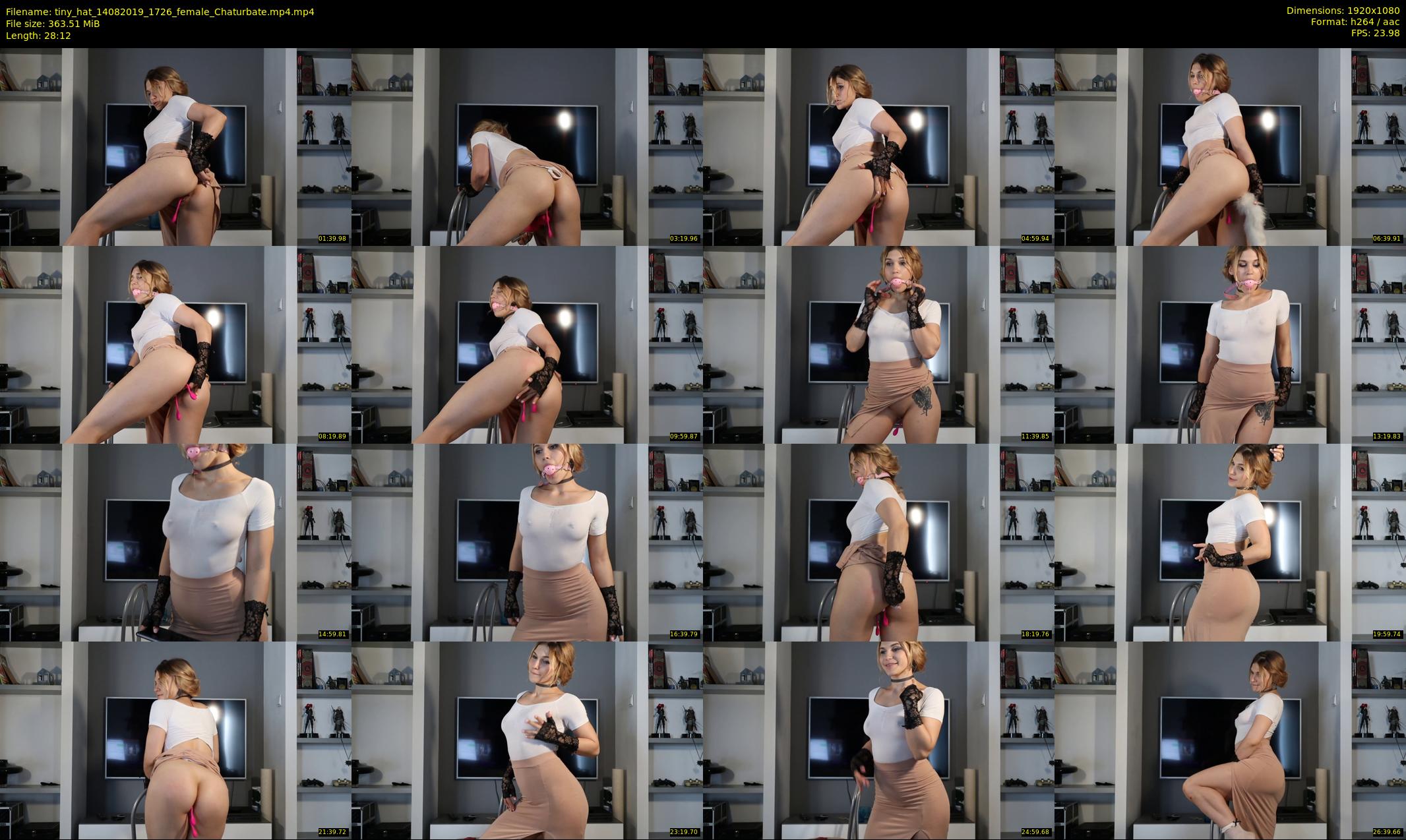 tiny_hat — 29 minute Chaturbate female cam show recording, 1080p, Aug 14, 2019