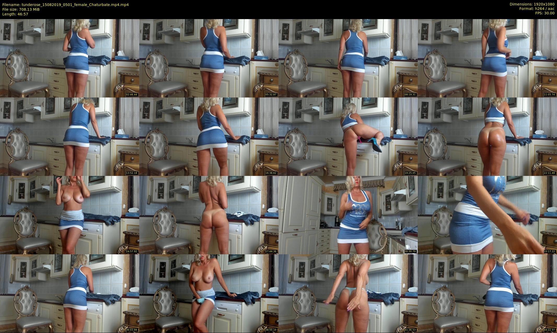 tunderose — 47 minute Chaturbate female cam show recording, 1080p, Aug 15, 2019