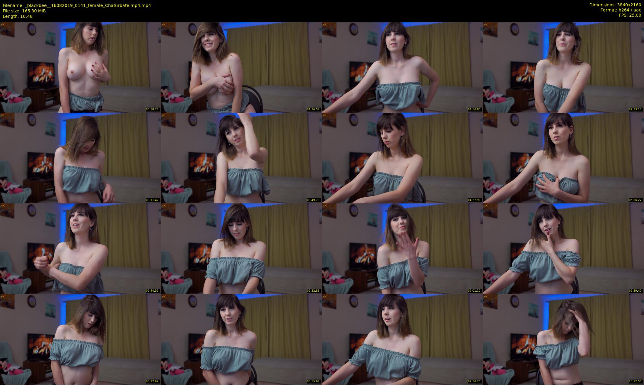 _blackbee_ — 11 minute Chaturbate female cam show recording, 4K, Aug 16, 2019