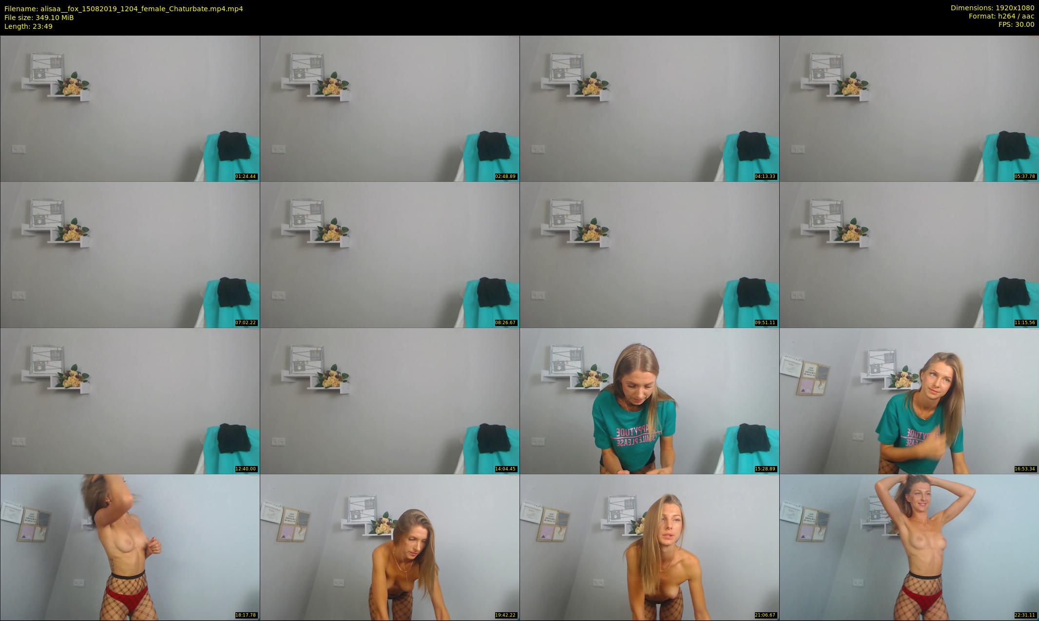 alisaa__fox — 24 minute Chaturbate female cam show recording, 1080p, Aug 15, 2019