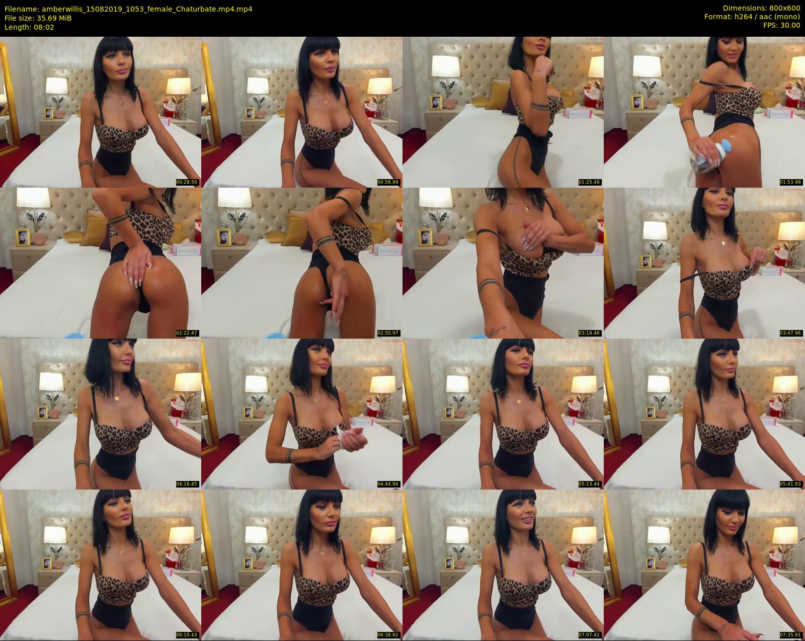 amberwillis — 9 minute Chaturbate female cam show recording, 480p, Aug 15, 2019