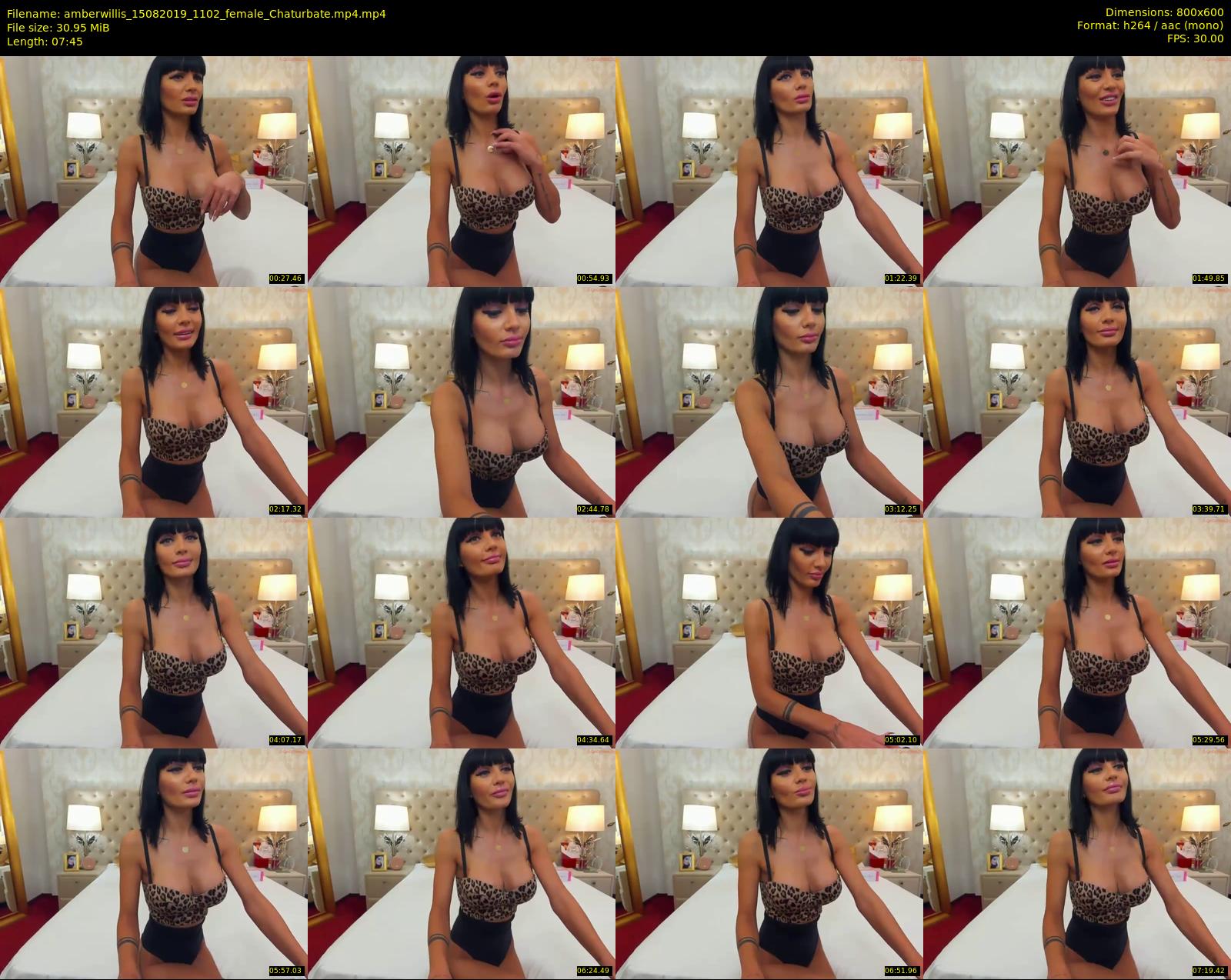 amberwillis — 8 minute Chaturbate female cam show recording, 480p, Aug 15, 2019