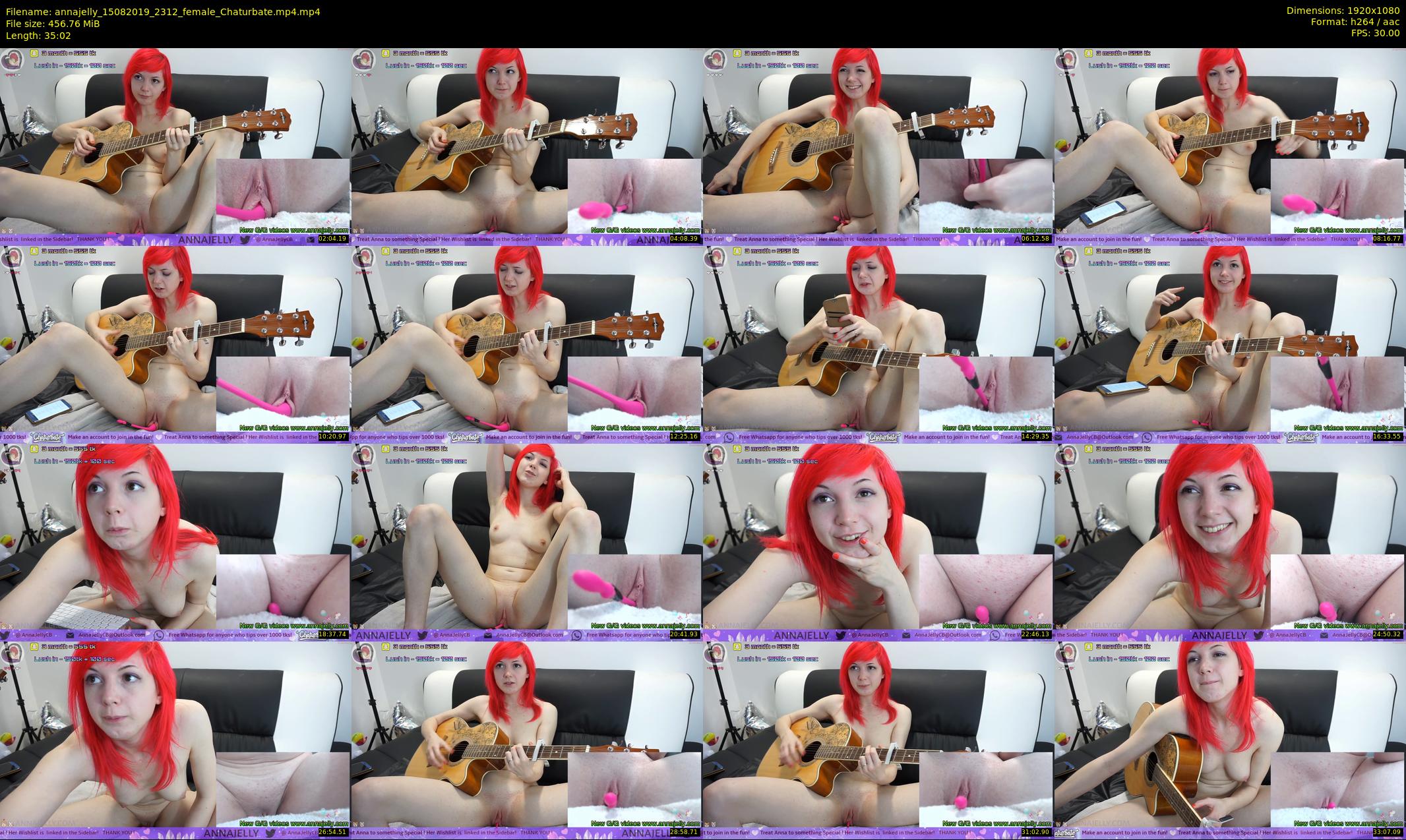 annajelly — 36 minute Chaturbate couple cam show recording, 1080p, Aug 15, 2019
