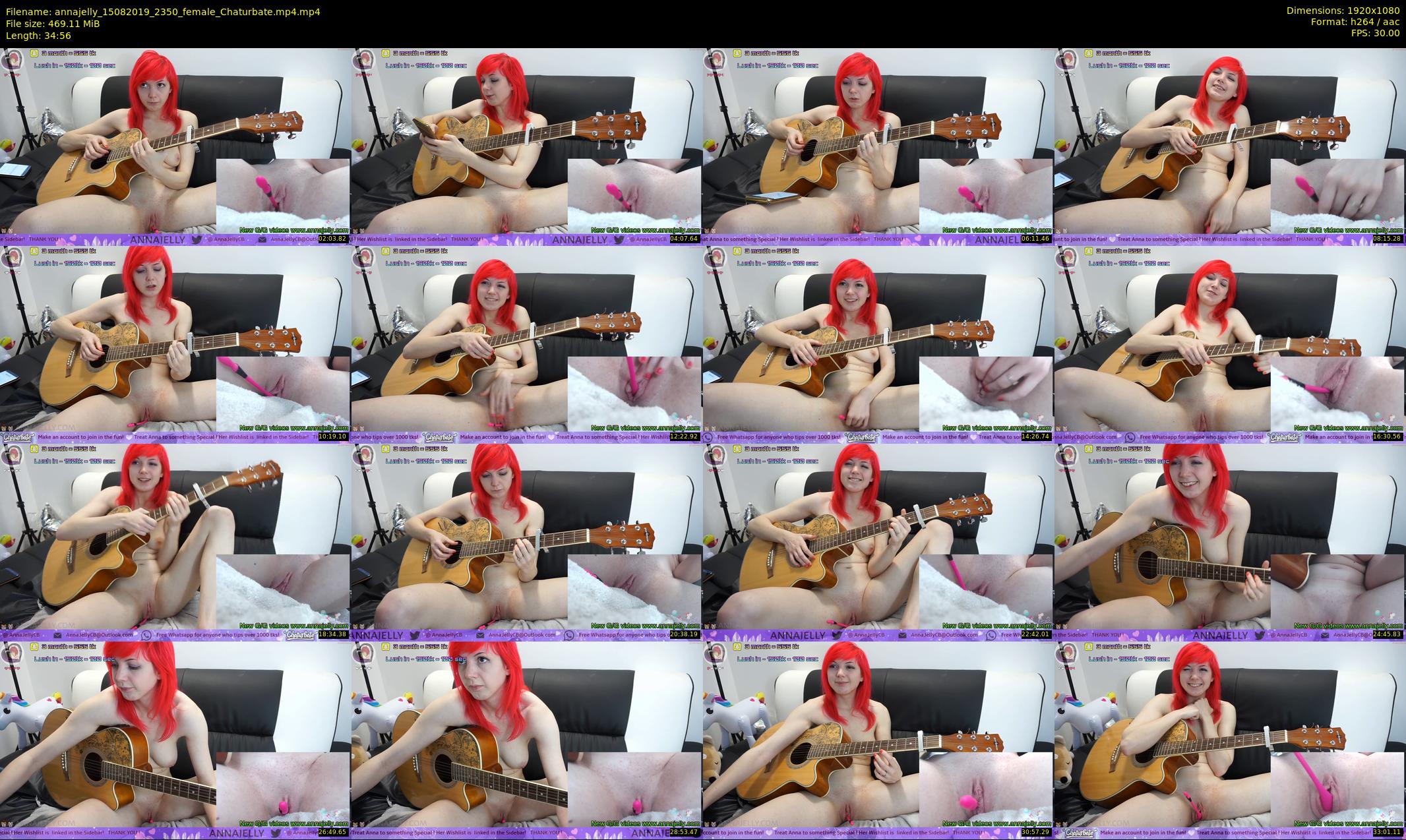 annajelly — 35 minute Chaturbate couple cam show recording, 1080p, Aug 15, 2019