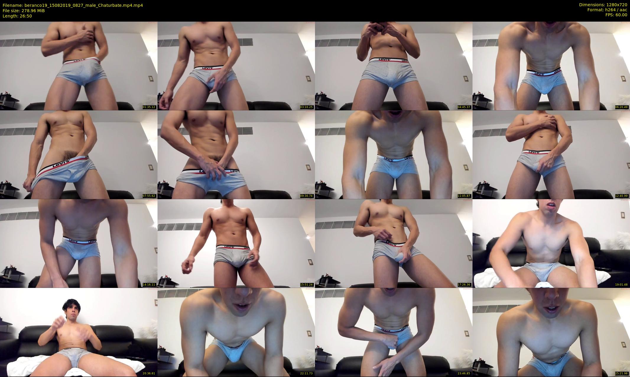 beranco19 — 27 minute Chaturbate male cam show recording, 720p, Aug 15, 2019