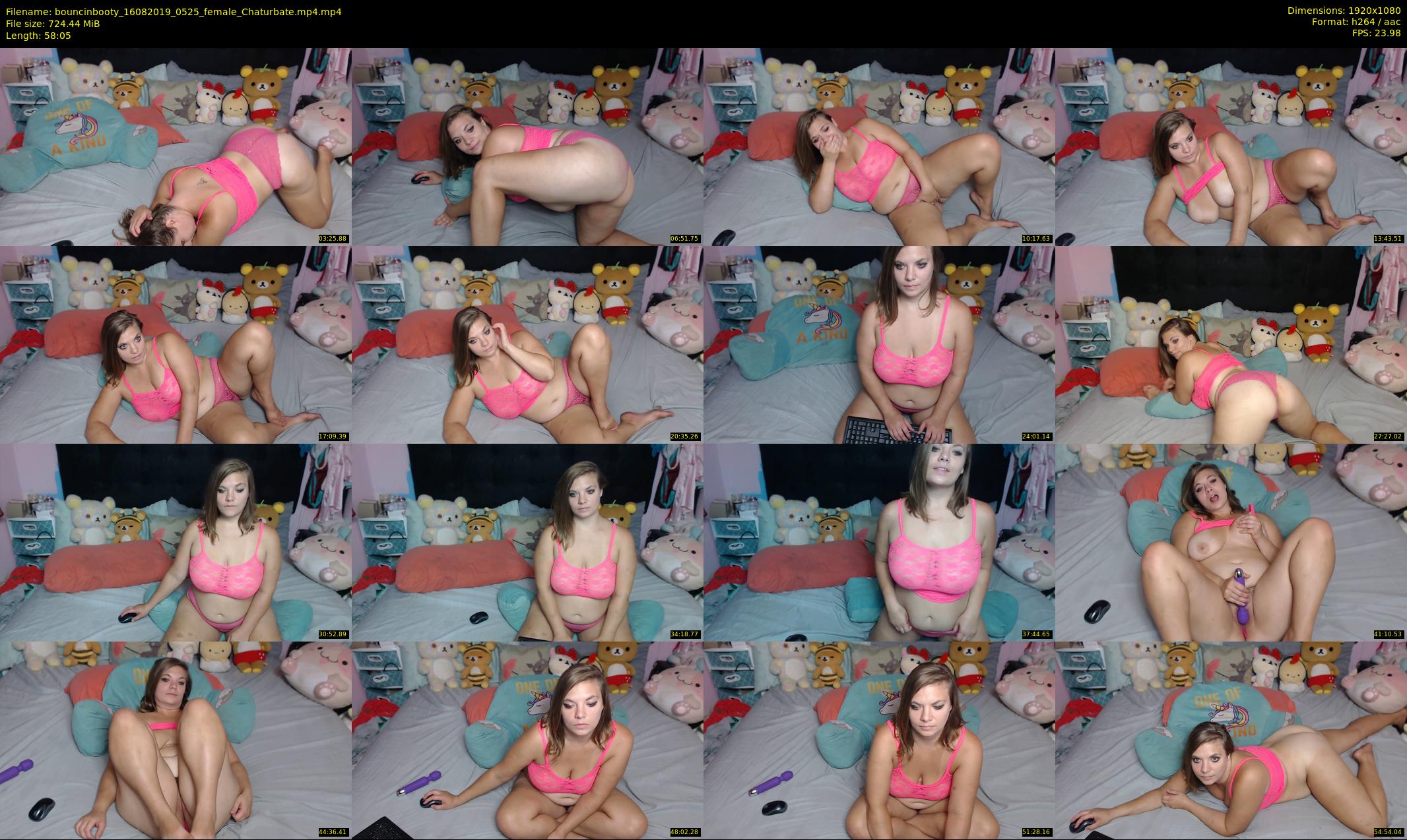bouncinbooty — 59 minute Chaturbate female cam show recording, 1080p, Aug 16, 2019