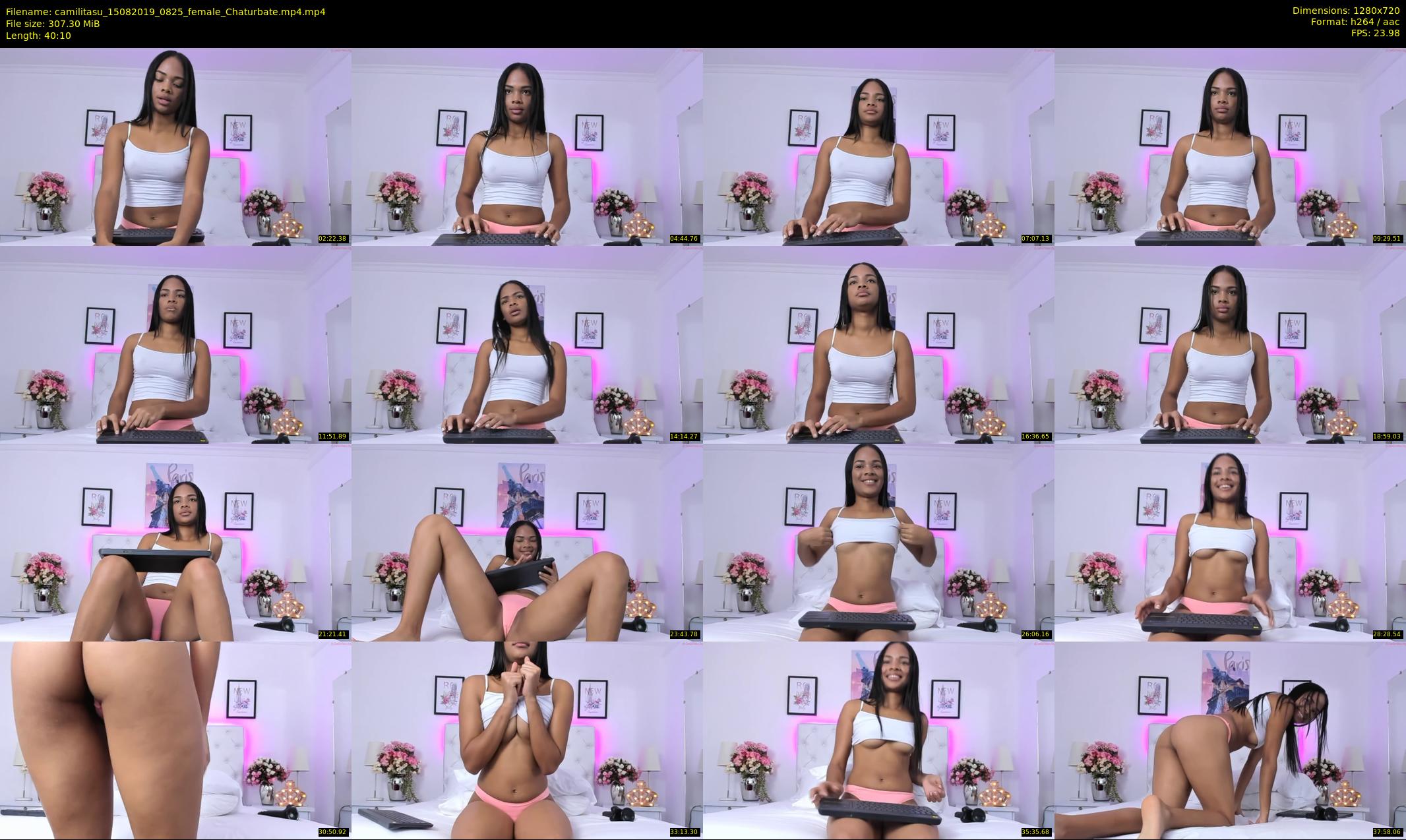 camilitasu — 41 minute Chaturbate female cam show recording, 720p, Aug 15, 2019