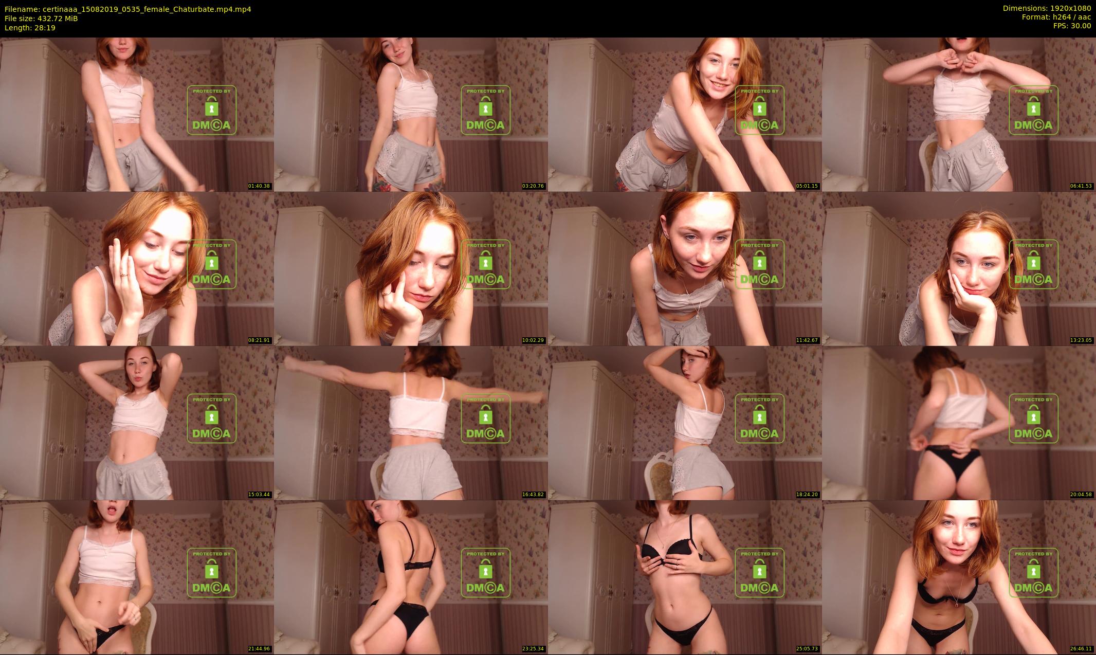 certinaaa — 29 minute Chaturbate female cam show recording, 1080p, Aug 15, 2019