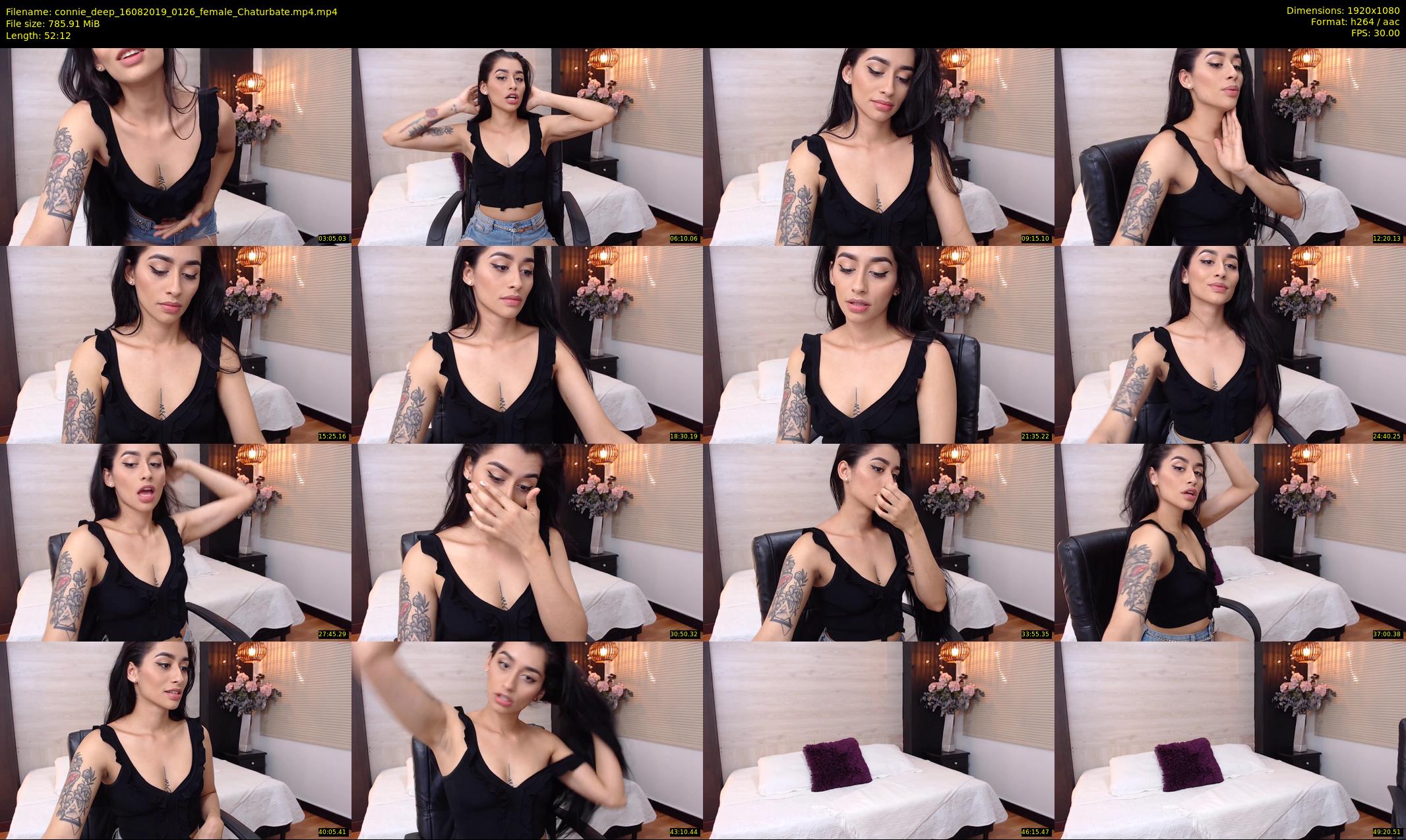 connie_deep — 53 minute Chaturbate female cam show recording, 1080p, Aug 16, 2019